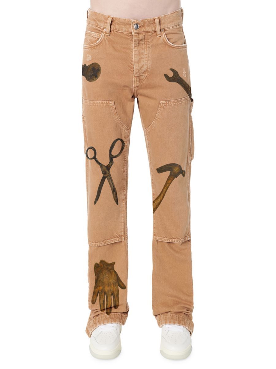 Amiri AMIRI RHEE STUDIO CARPENTER PANTS Size US 32 / EU 48 - 1 Thumbnail