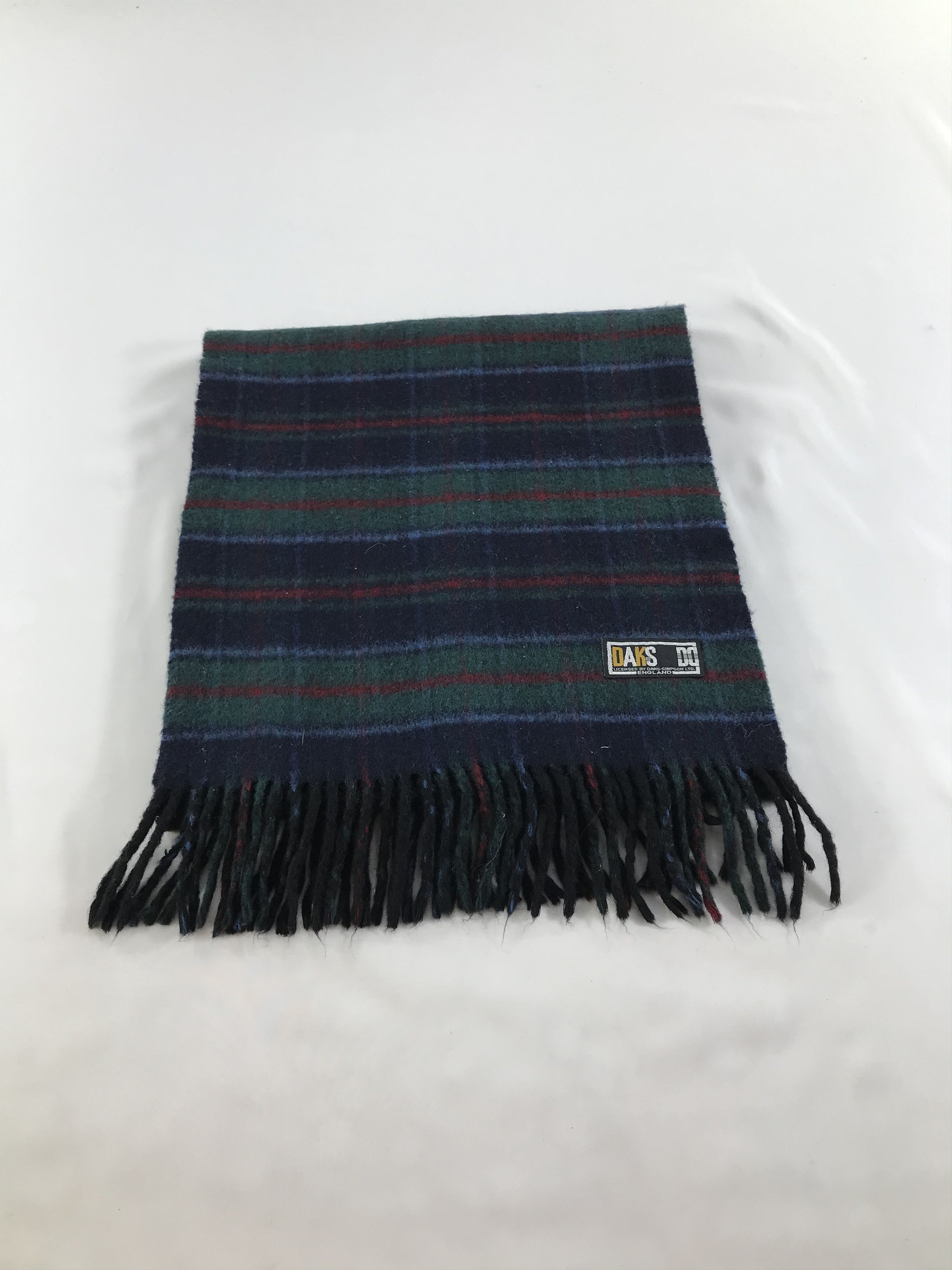 DAKS DAKS London Tartan Wool Scarf Muffler V45 Size ONE SIZE - 2 Thumbnail