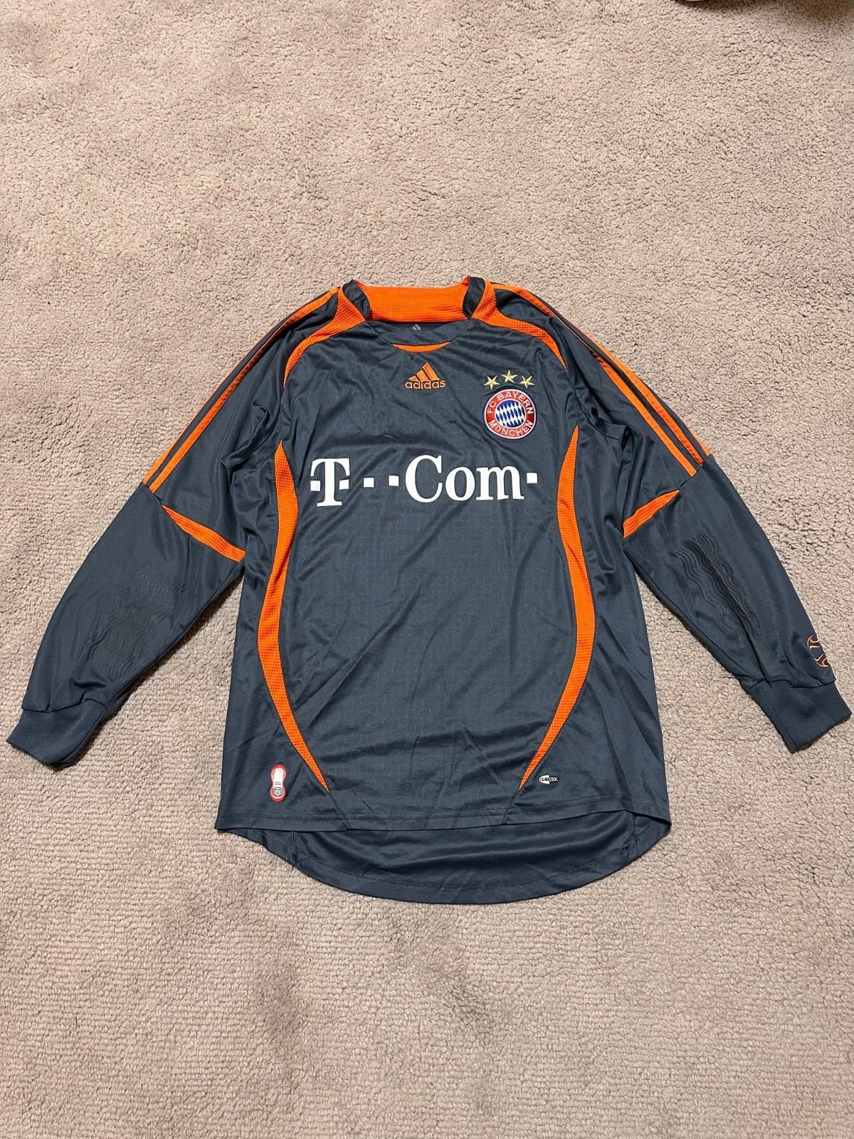 Adidas Bayern Munich 2006/7 Goalkeeper Kit Adidas LS Football Shirt Size US L / EU 52-54 / 3 - 1 Thumbnail