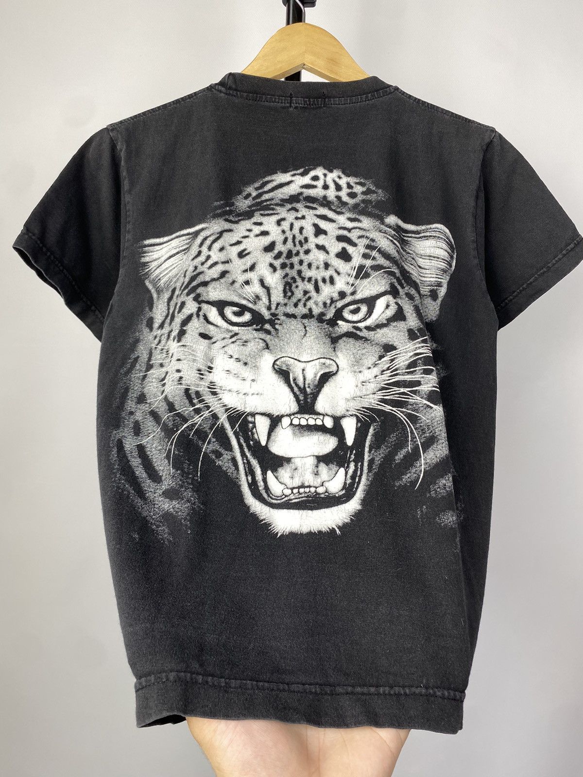 Habitat × Vintage Vintage 90s Tiger Double side Habitat t shirt Size US S / EU 44-46 / 1 - 10 Thumbnail