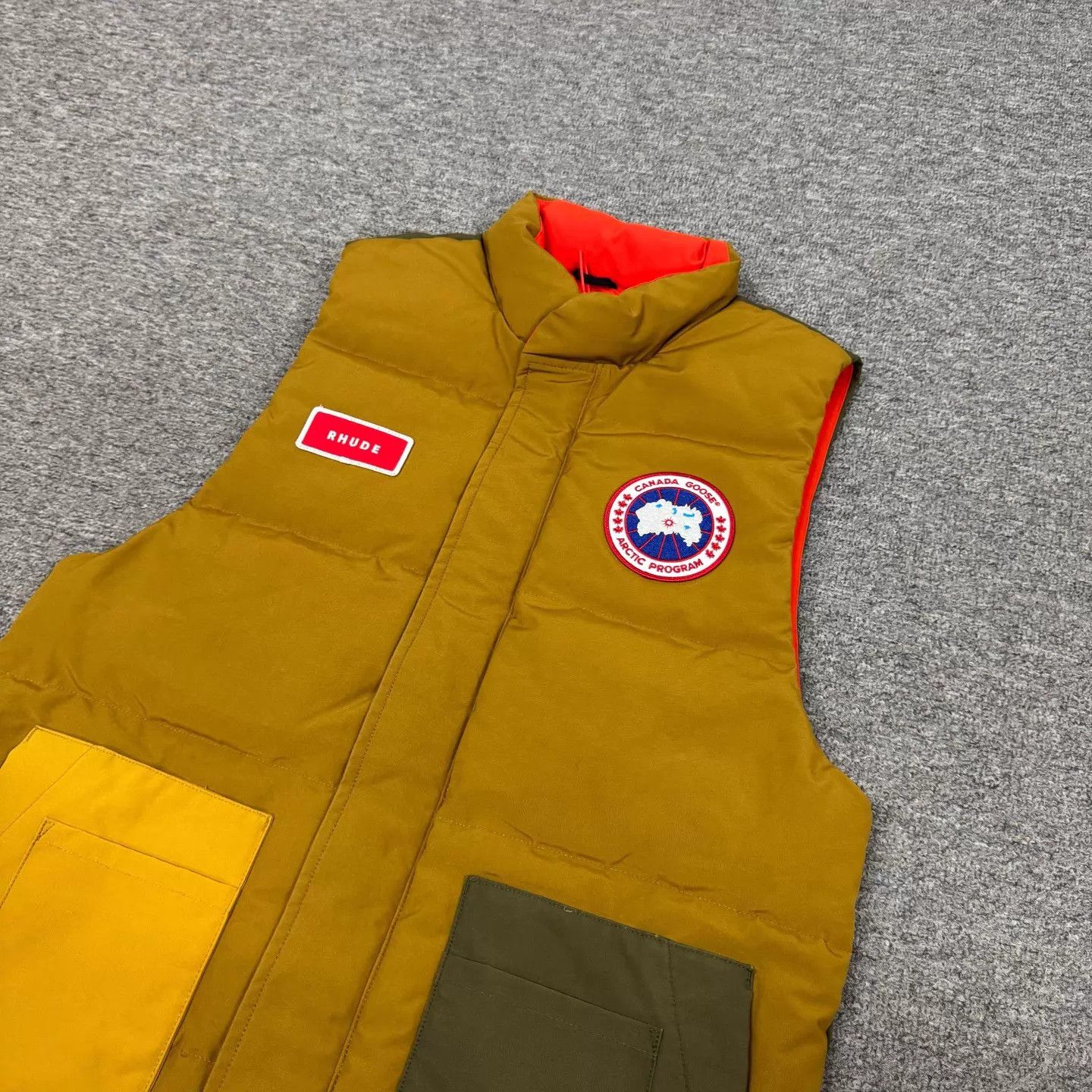 Rhude Canada Goose x RHUDE x NBA colorblock down vest S/XS 99new Size US XS / EU 42 / 0 - 3 Thumbnail