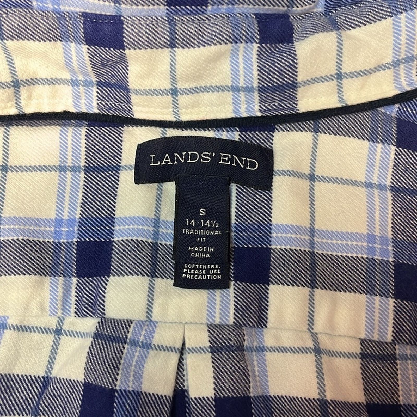 Lands' End Lands End Fannel Size US L / EU 52-54 / 3 - 5 Thumbnail