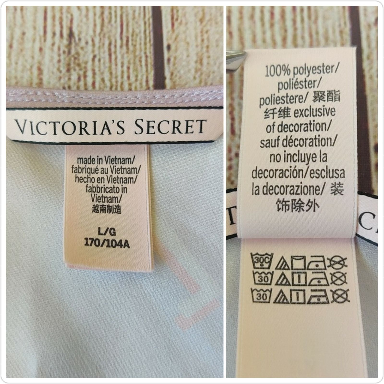 Victoria's Secret Victoria's Secret satin lavender love letter camisole sz L Size L / US 10 / IT 46 - 7 Thumbnail