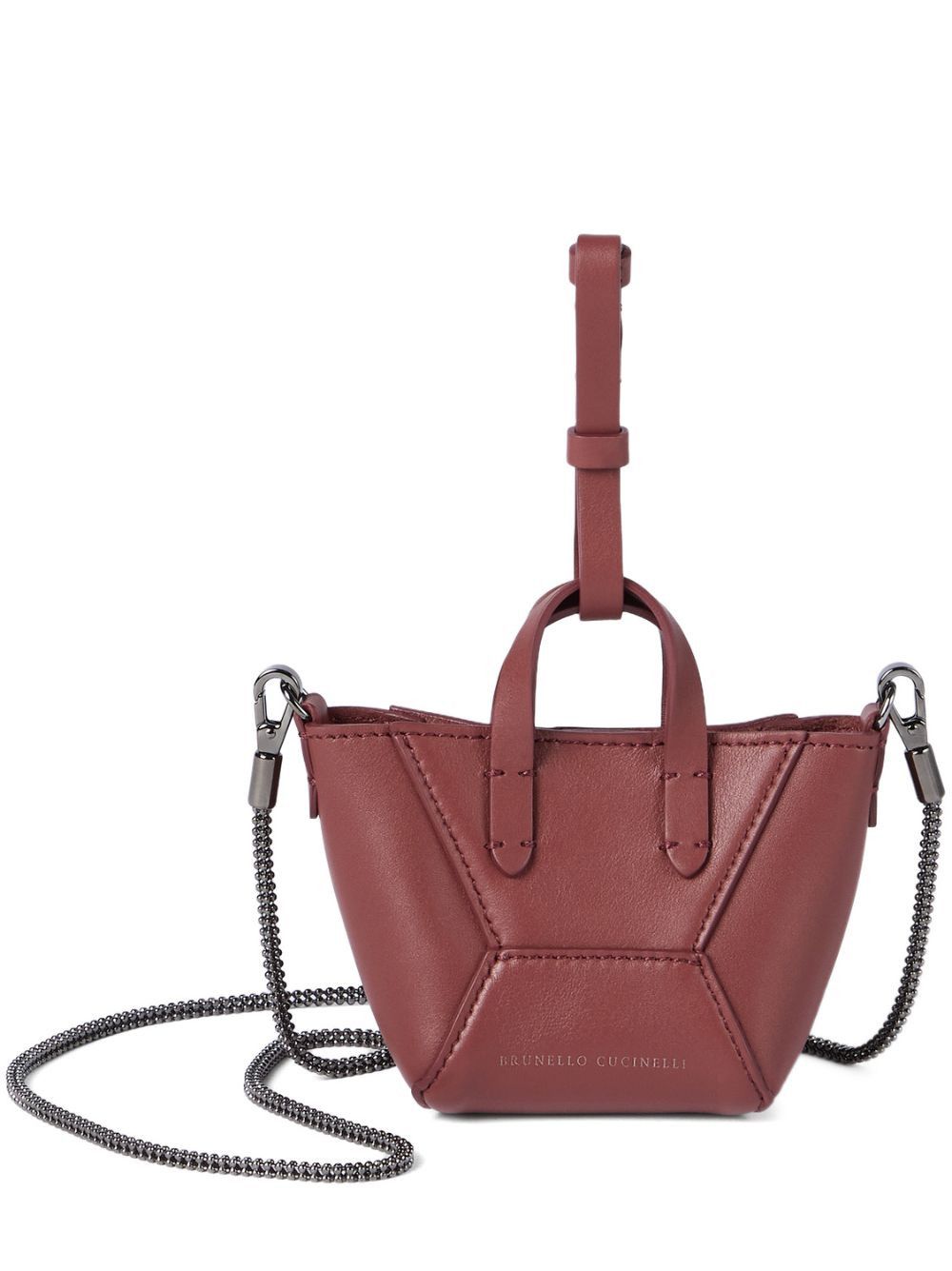 Brunello Cucinelli LEATHER BAG CHARM Size ONE SIZE - 1 Thumbnail