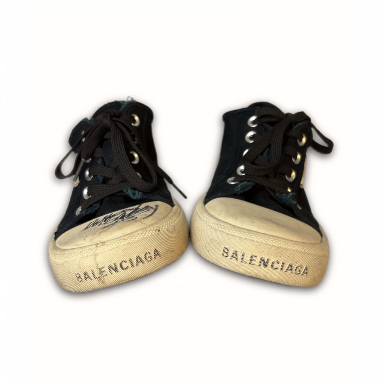 Balenciaga Balenciaga SS22 Paris Lows Signed By Destroy Lonely Size US 12 / EU 45 - 5 Thumbnail