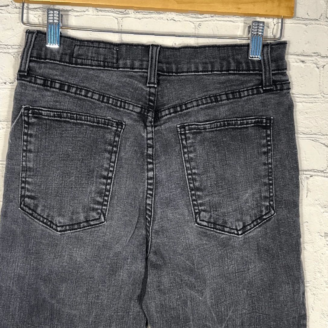 Pistola Pistola Womens Skinny Cropped Black Jeans W 29 Style P8288STB-STE Frayed Hem Ankle Cropped 25" Inseam 7" Leg Opening 10" Front Rise Jeans Womens Size 29" - 6 Thumbnail
