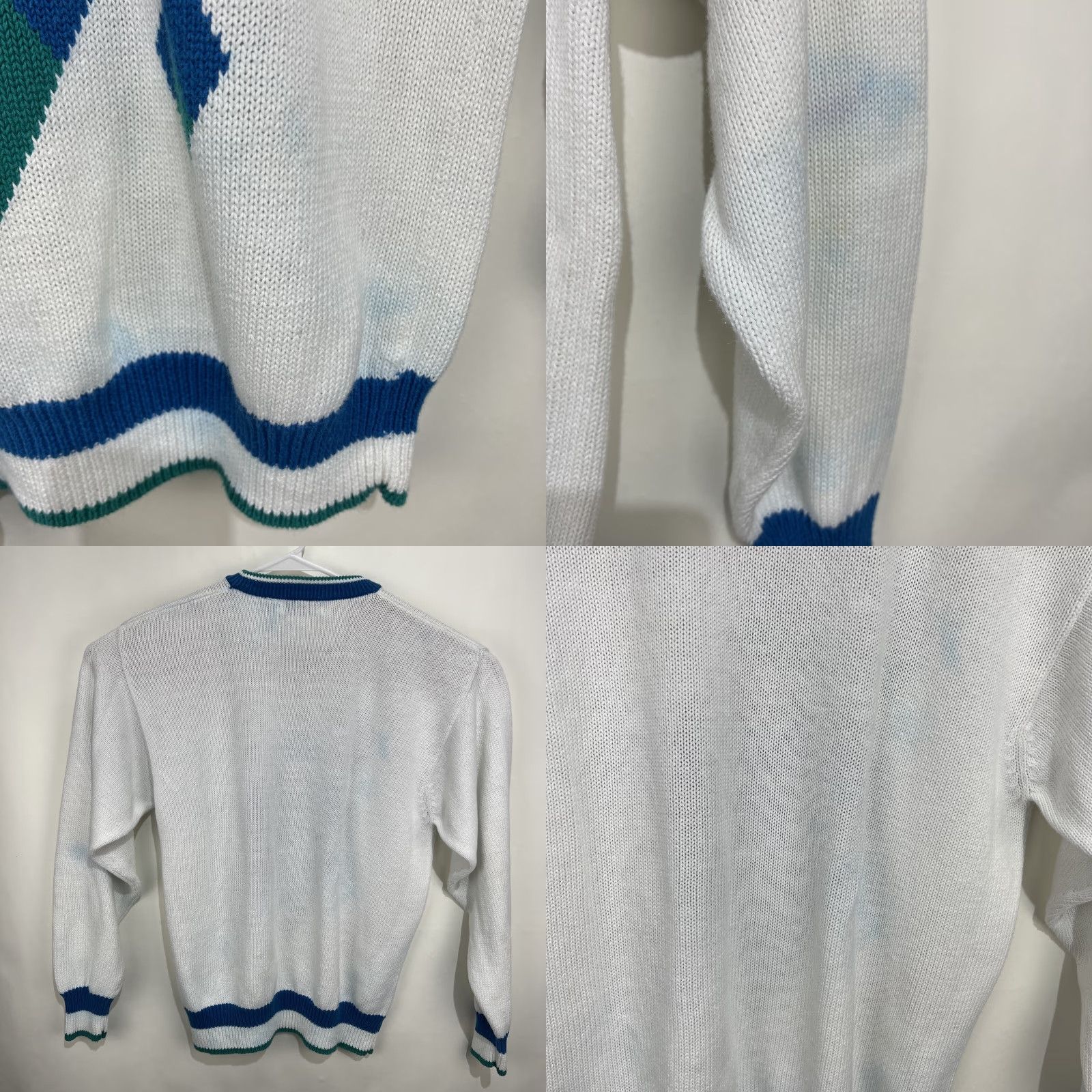 Van Heusen VINTAGE Van Heusen Players Pullover Sweater Knit Golf Sz Large Raime Cotton Mens Size US L / EU 52-54 / 3 - 8 Thumbnail