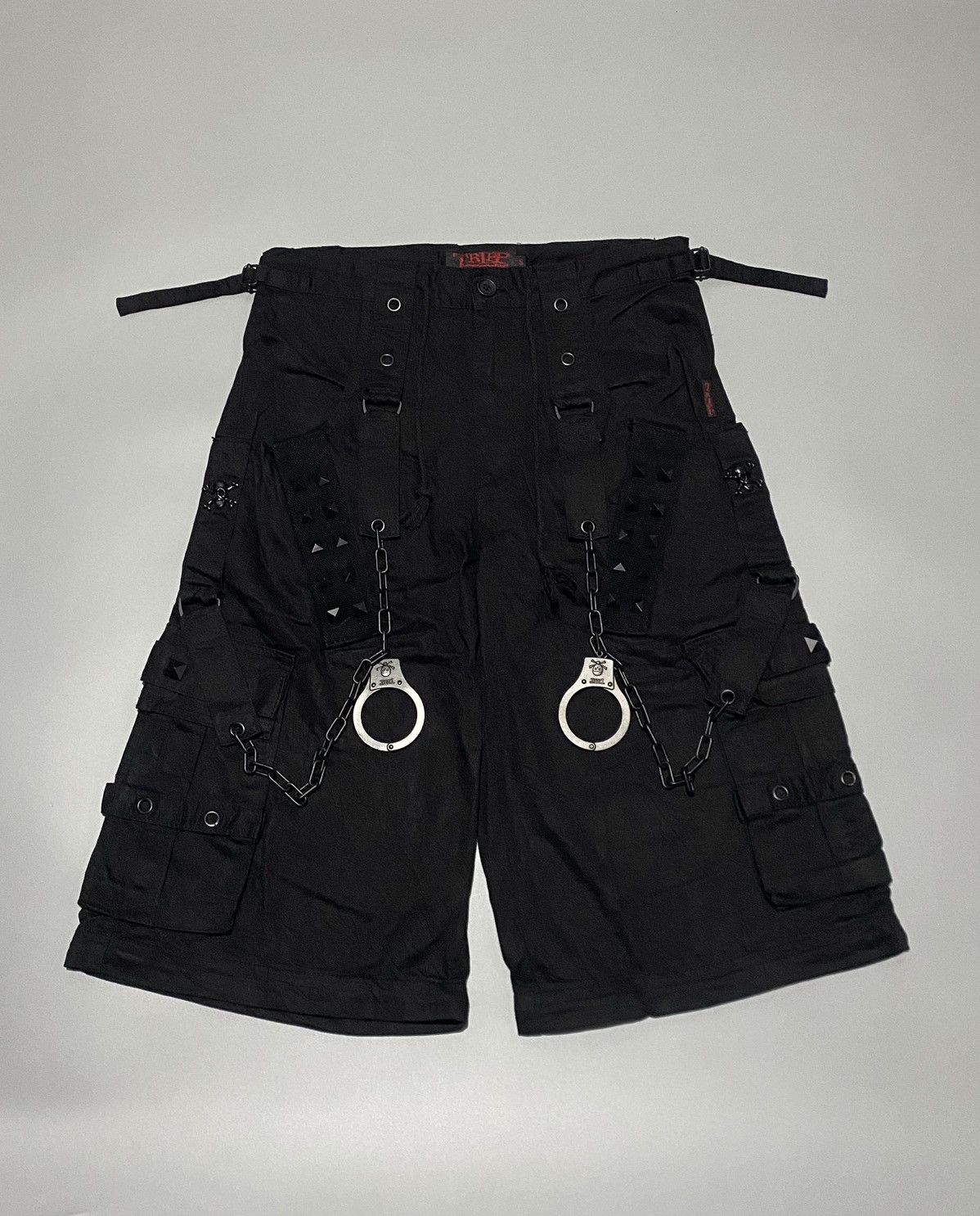 Tripp NYC Rare! Tripp Nyc Raver Dark Gothic Bondage Shorts Size US 32 / EU 48 - 1 Thumbnail