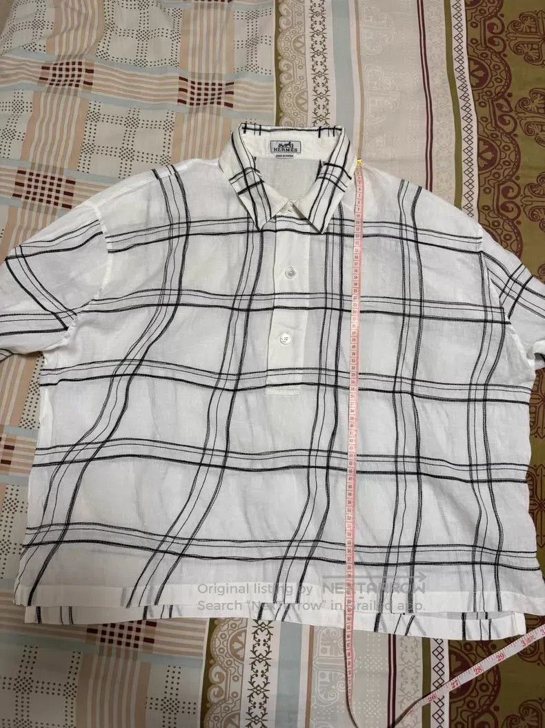 Hermes Hermes Linen Jacket Shirt, 100% Linen Size US XS / EU 42 / 0 - 5 Thumbnail