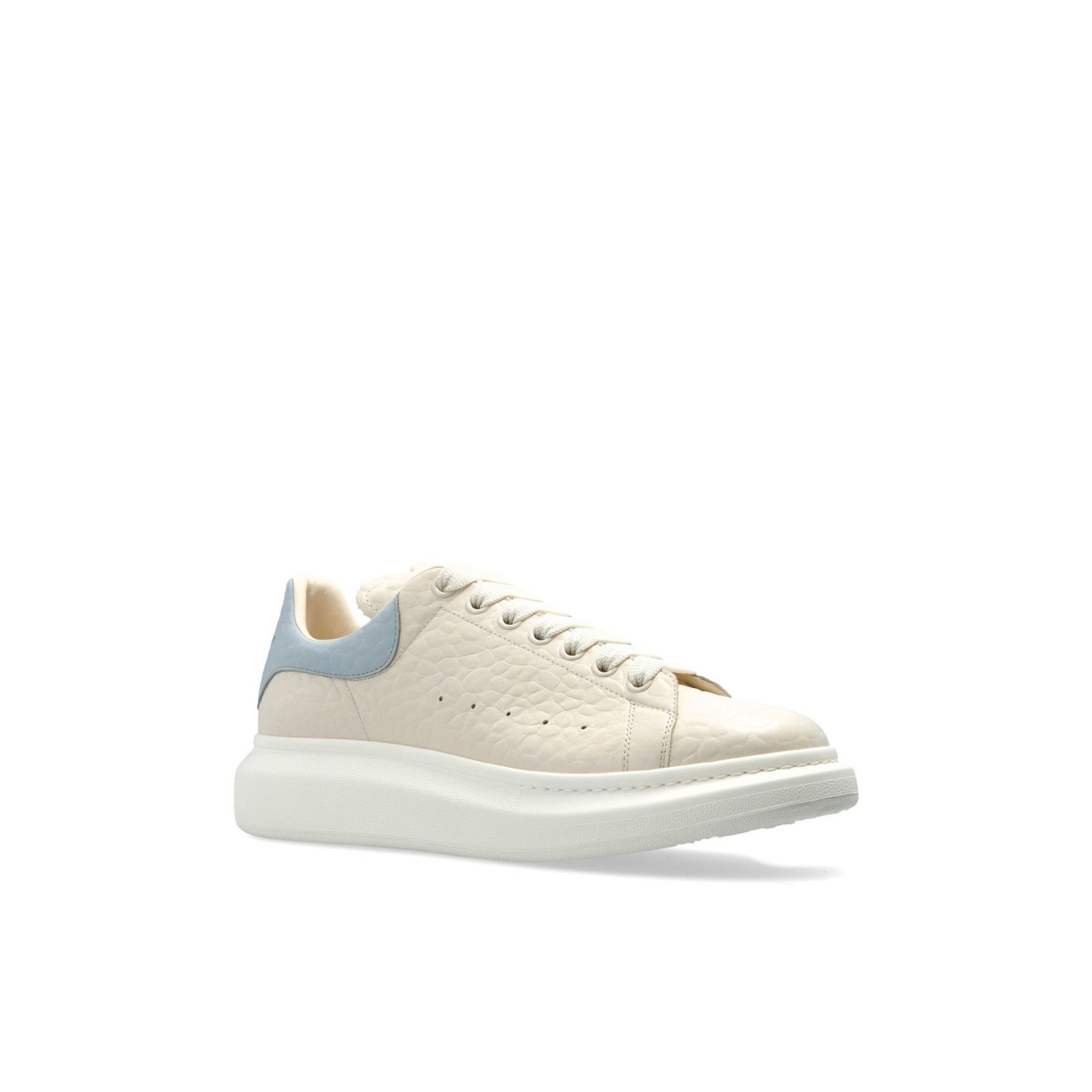 Alexander McQueen ALEXANDER MCQUEEN Oversized $780 Men's Off White/Light Blue Size US 7 / EU 40 - 5 Thumbnail