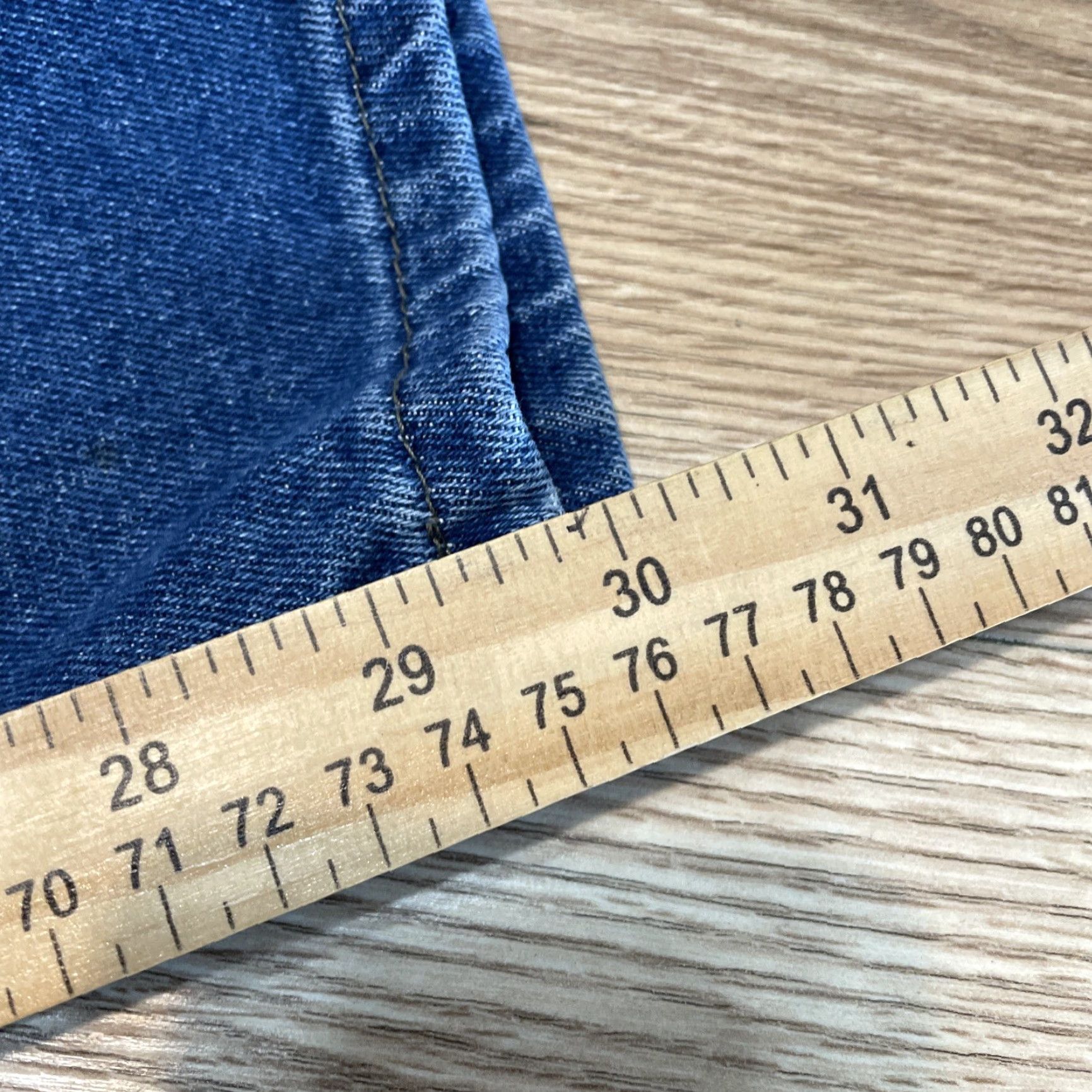 Lee VINTAGE Lee Jeans Women 8M Blue Denim 5-Pocket Straight High Rise Vintage Yes Women's Size 8M Blue Denim Jeans Lee Size 30" / US 8 / IT 44 - 7 Thumbnail
