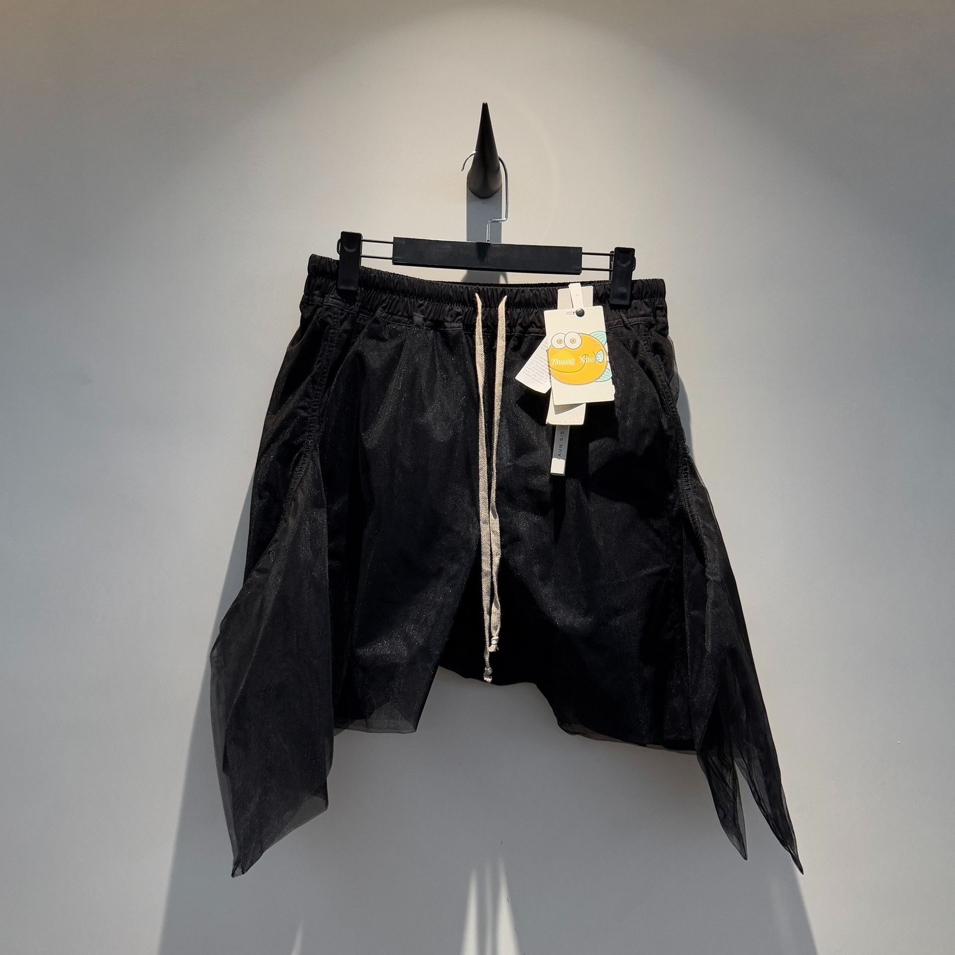 Rick Owens rick owens Organza drawstring shorts skirt 2501-Nextarrow Size 28" / US 6 / IT 42 - 2 Thumbnail