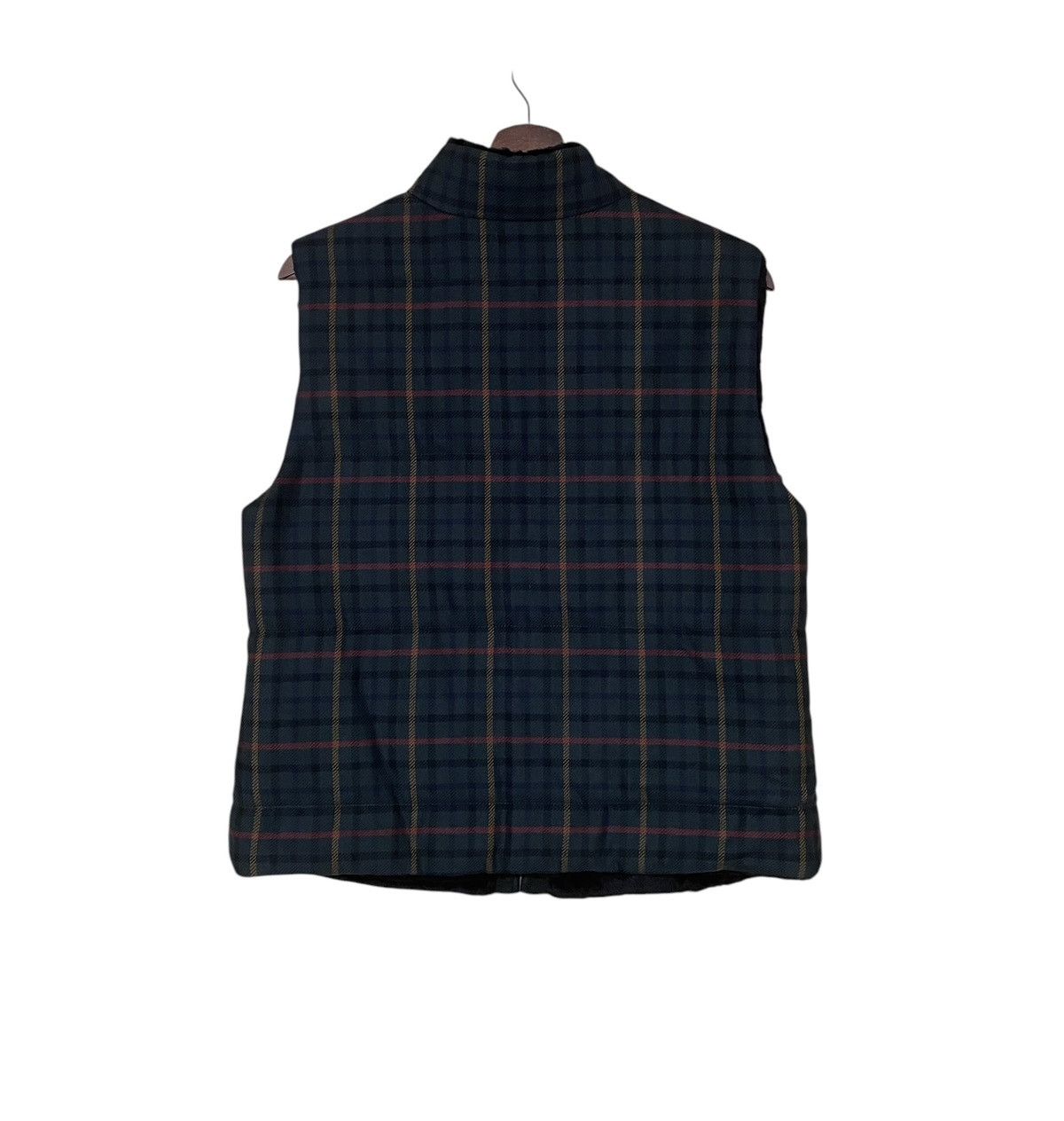 DAKS × Vintage Vintage Brand Daks London Fur Checkered Vest 1990s Size US M / EU 48-50 / 2 - 2 Thumbnail