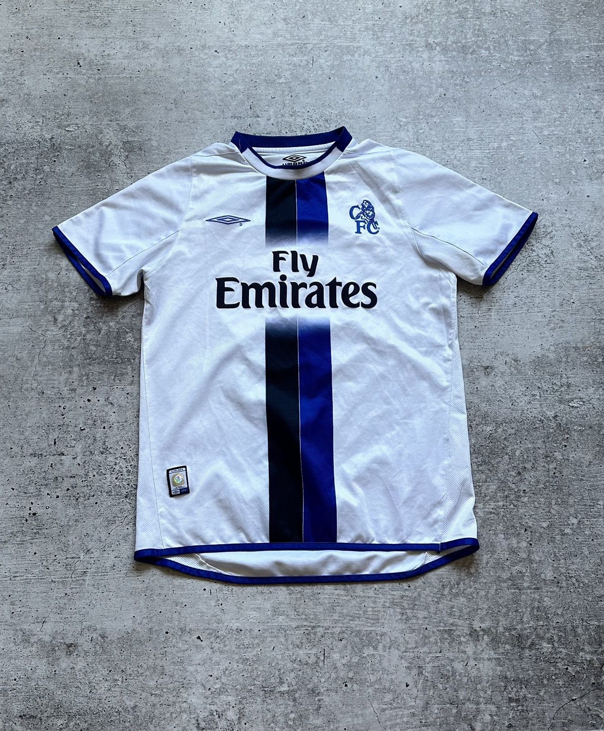 Umbro 2004/05 Umbro Chelsea FC Drogba Match Worn Vintage Jersey Size US L / EU 52-54 / 3 - 2 Thumbnail