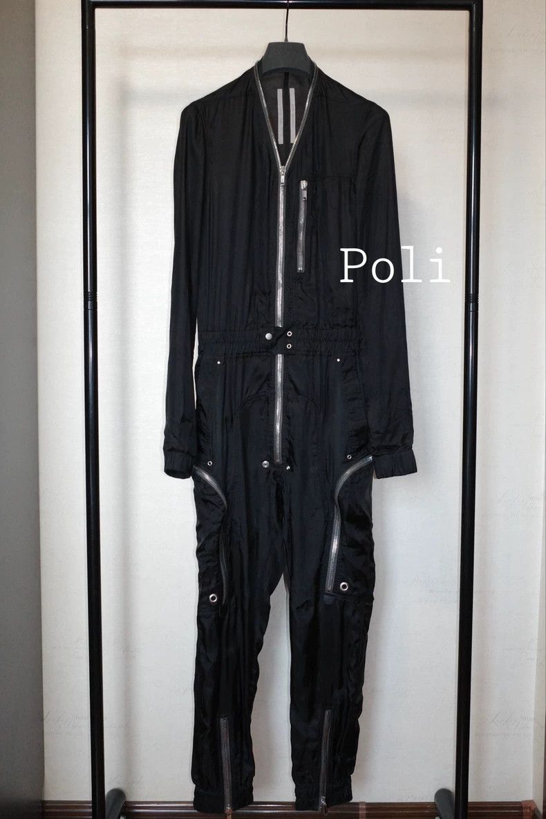 Rick Owens Rick Owens SS22 Five-Zip Jumpsuit Size US 30 / EU 46 - 1 Thumbnail