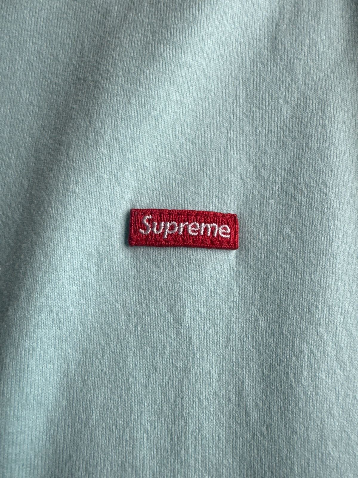 Supreme Supreme Light Blue Small Box Logo Long Sleeve size L Size US L / EU 52-54 / 3 - 4 Thumbnail