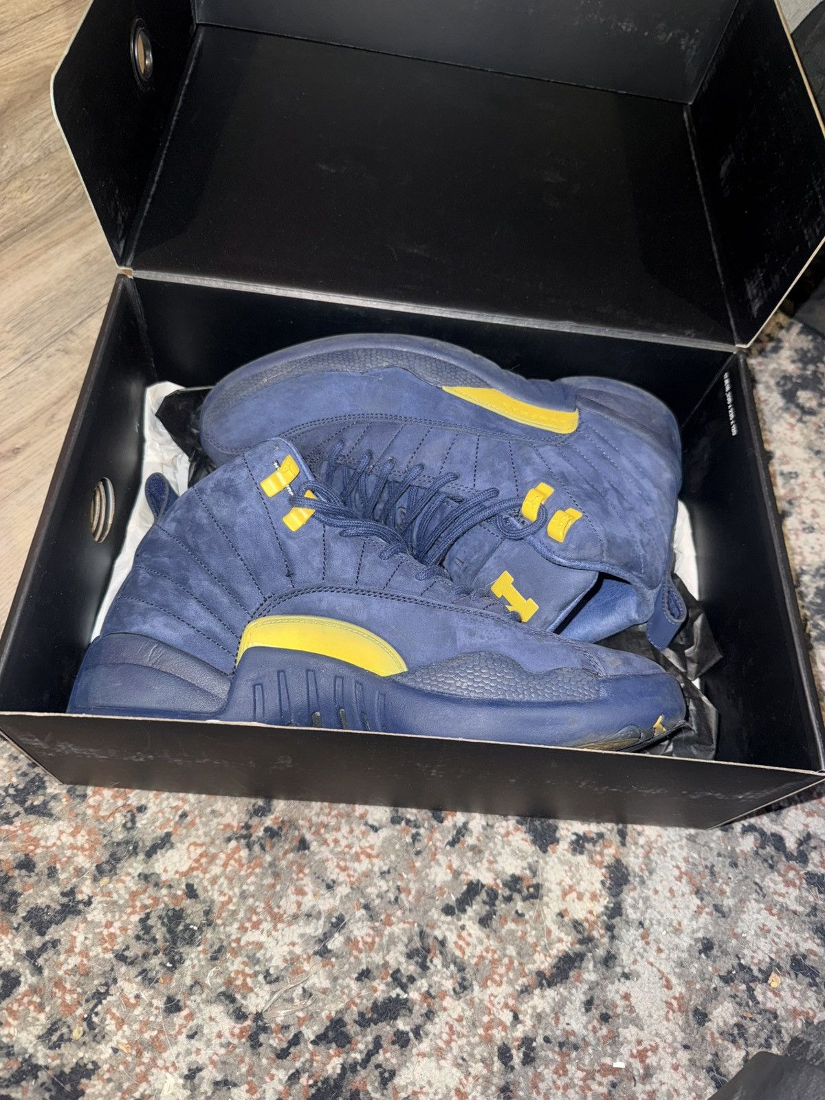 Jordan Brand Michigan 12s Size US 8 / EU 41 - 1 Thumbnail