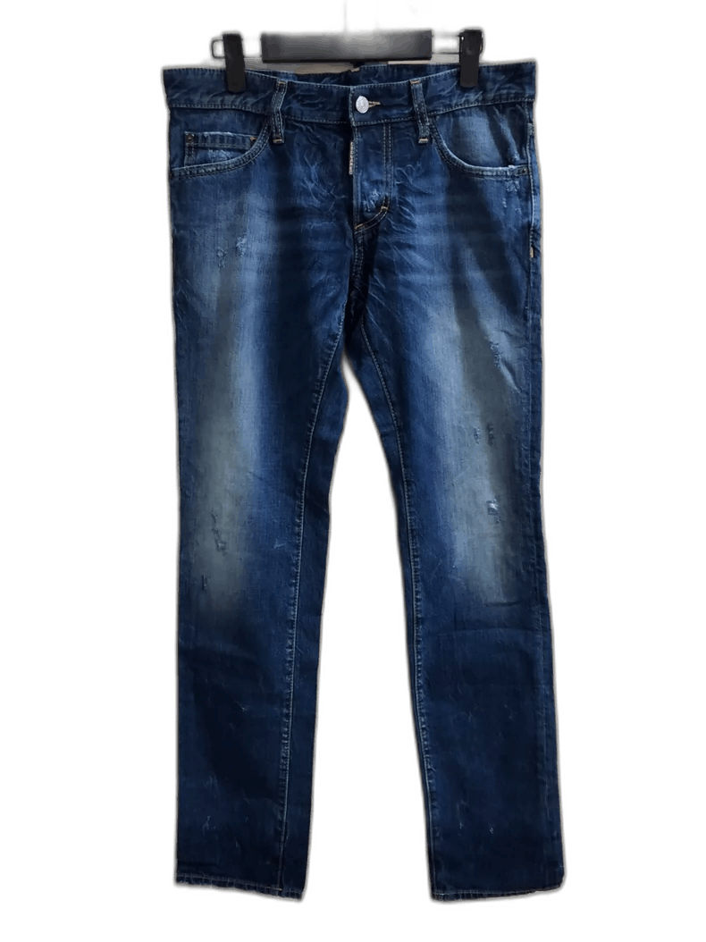 Dsquared2 DSQUARED2 Men's Denim Pants Blue Color Size US 43 - 1 Thumbnail