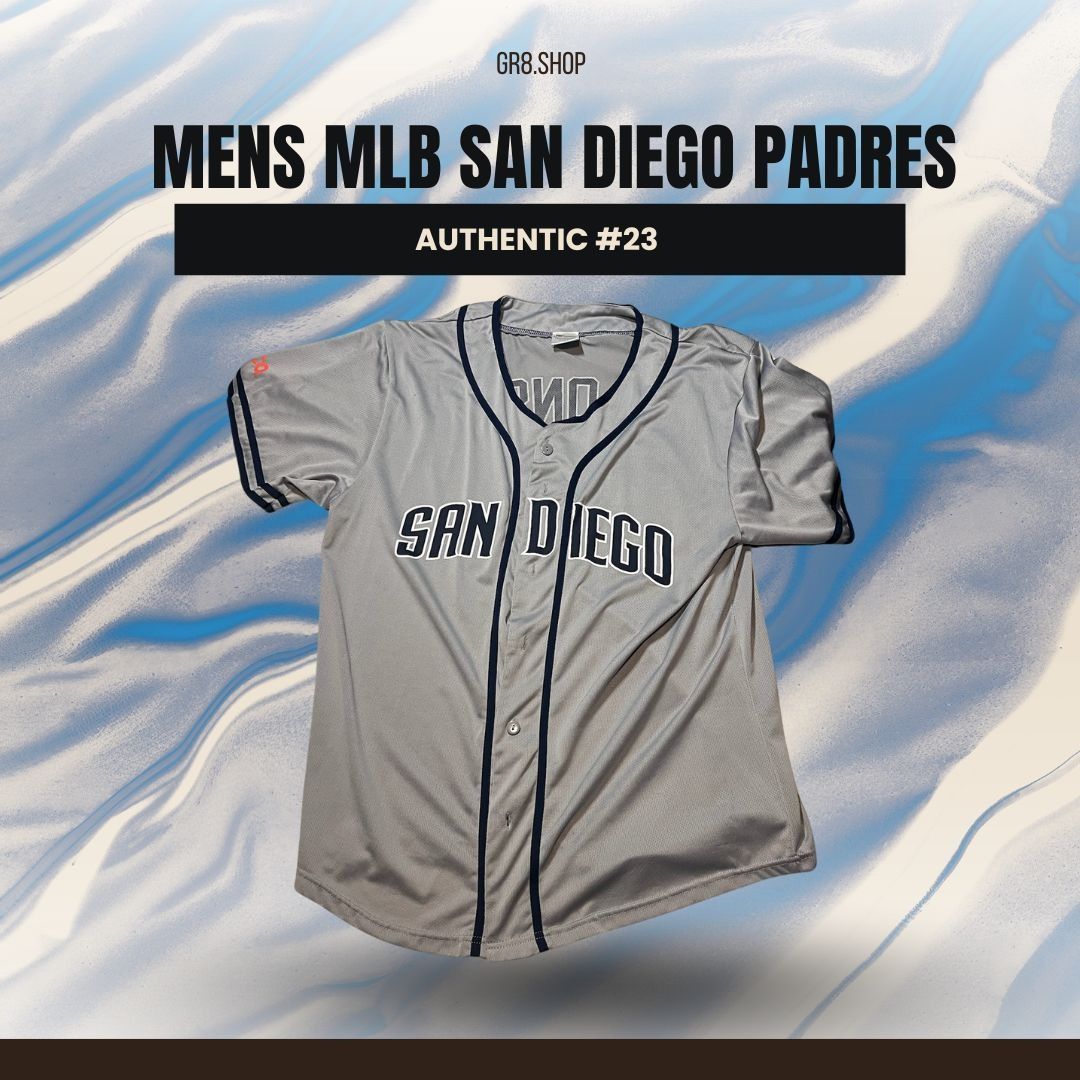 MLB Mens San Diego Padres MLB Authentic #23 Alonso Jersey Gray S Size US XL / EU 56 / 4 - 1 Thumbnail