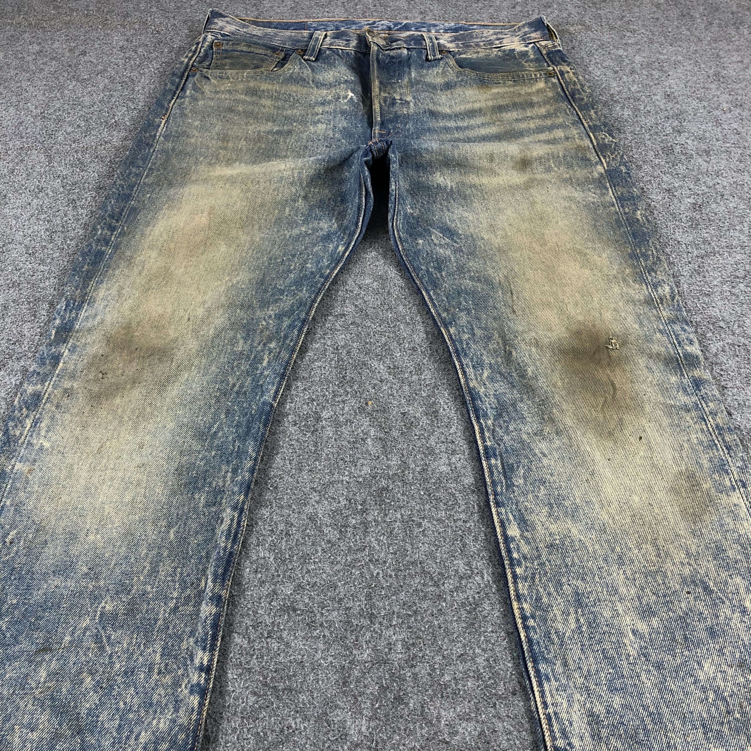 Levi's Vintage Levi's 501 Jeans Rusty Acid Wash Denim KJ318 Size US 30 / EU 46 - 3 Thumbnail
