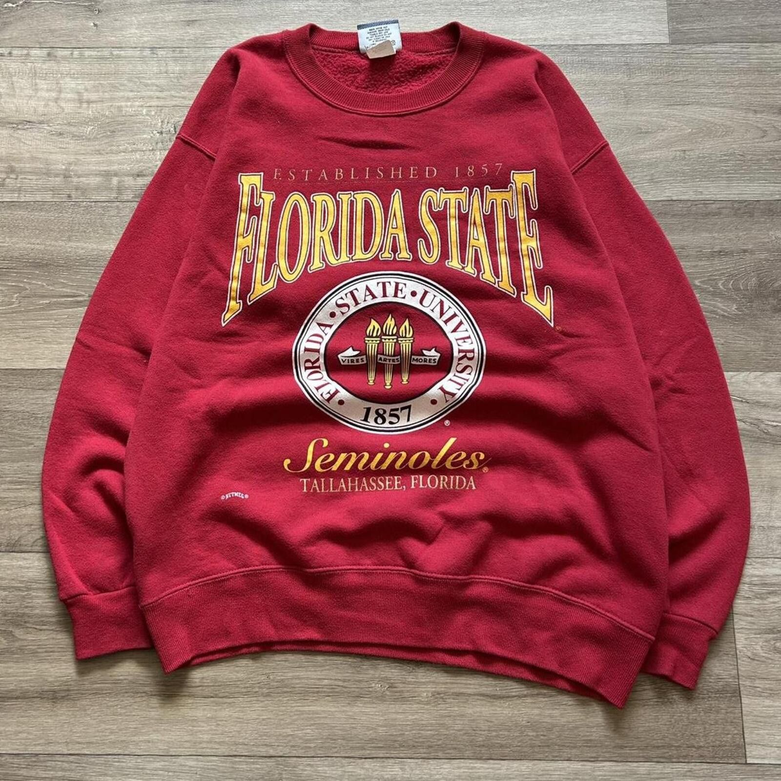 Nutmeg Vintage 90’s FSU Crewneck Sweatshirt size L Nutmeg Size US L / EU 52-54 / 3 - 1 Thumbnail