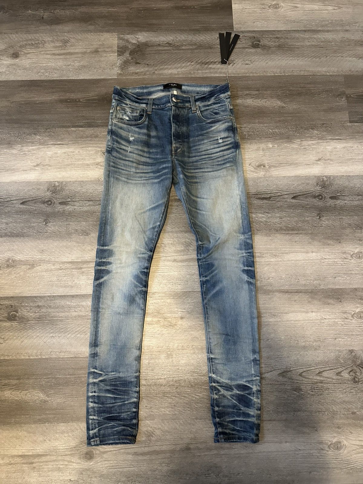 Amiri Amiri indigo Stack jeans Size US 30 / EU 46 - 1 Thumbnail