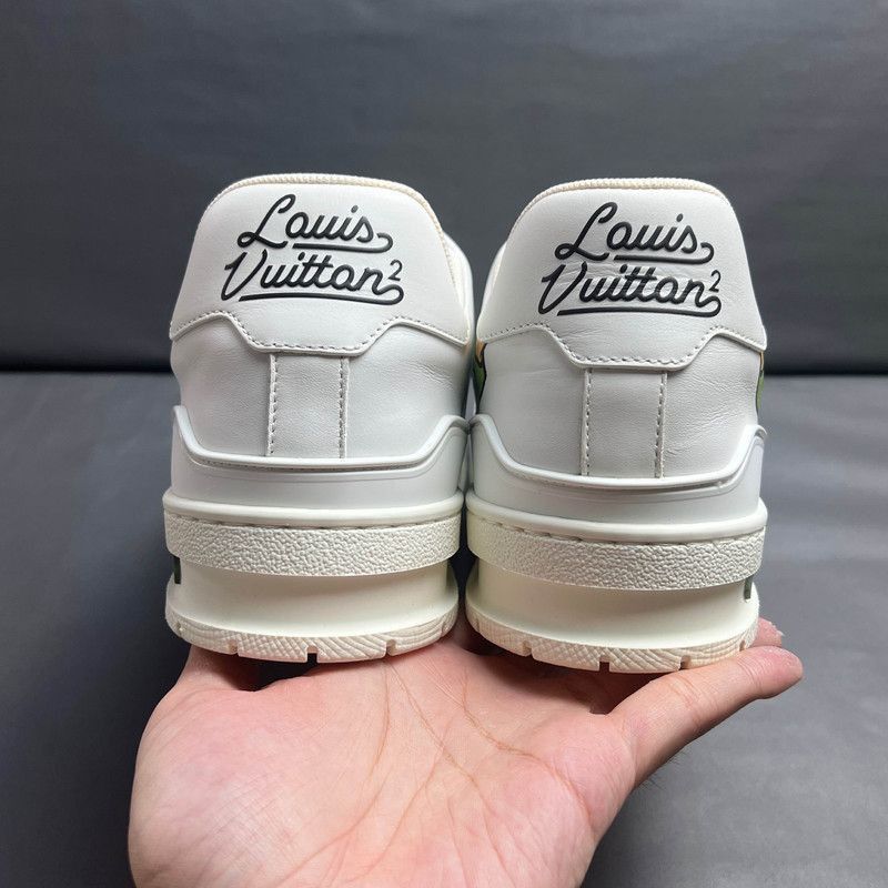 Louis Vuitton Nigo x Louis Vuitton White Low Top Sneakers -2508 Size US 8 / EU 41 - 2 Thumbnail
