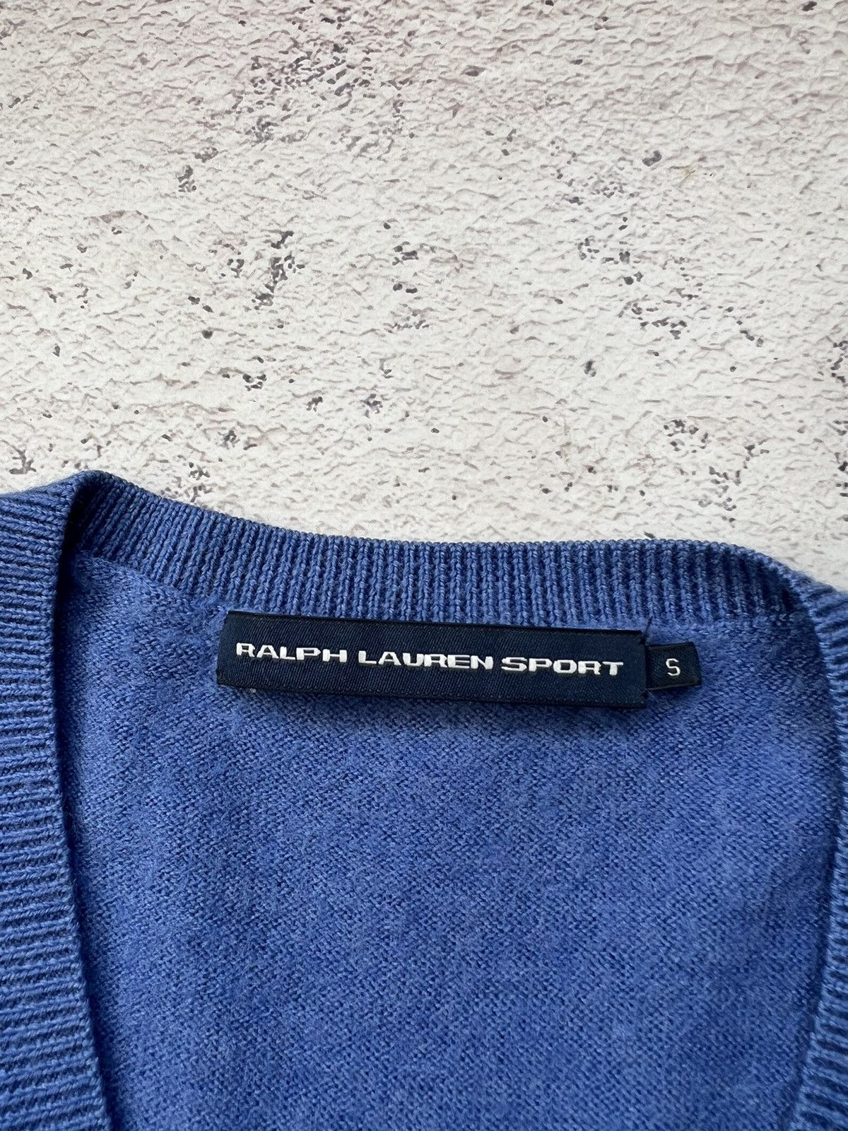 Polo Ralph Lauren × Ralph Lauren Sport × Vintage Vintage Polo Sport Ralph Lauren V-neck Knit Sweater Jumper Size S / US 4 / IT 40 - 4 Thumbnail