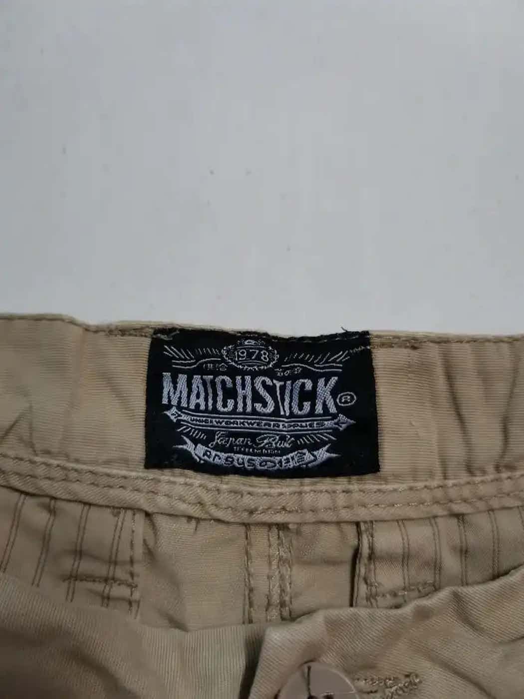 Japanese Brand Rare Match Stick Tactical Multipocket Cargo Pants Size US 31 - 4 Thumbnail