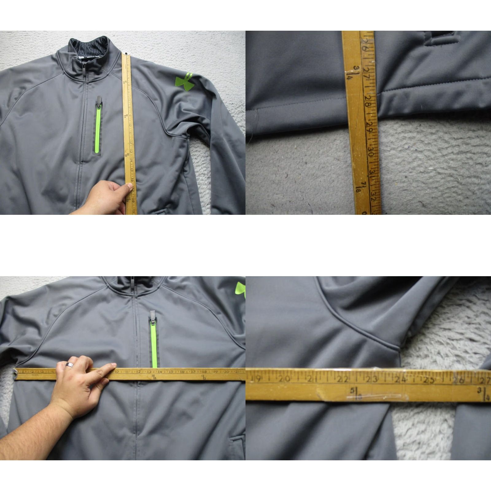 Under Armour Under Armour Jacket Mens XL Gray Storm ColdGear Infrared Softshell Full Zip Size US XL / EU 56 / 4 - 8 Thumbnail