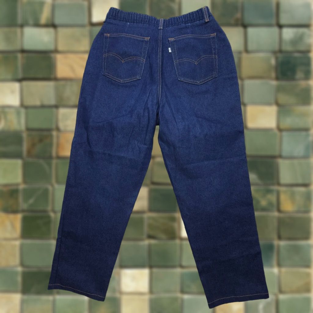 Levi's VINTAGE Levi's Jeans Cropped High Rise Prop Short 31 x 26" Dark Wash 80s 90s Women Blue Denim Size 24" / US 00 / IT 34 - 1 Thumbnail