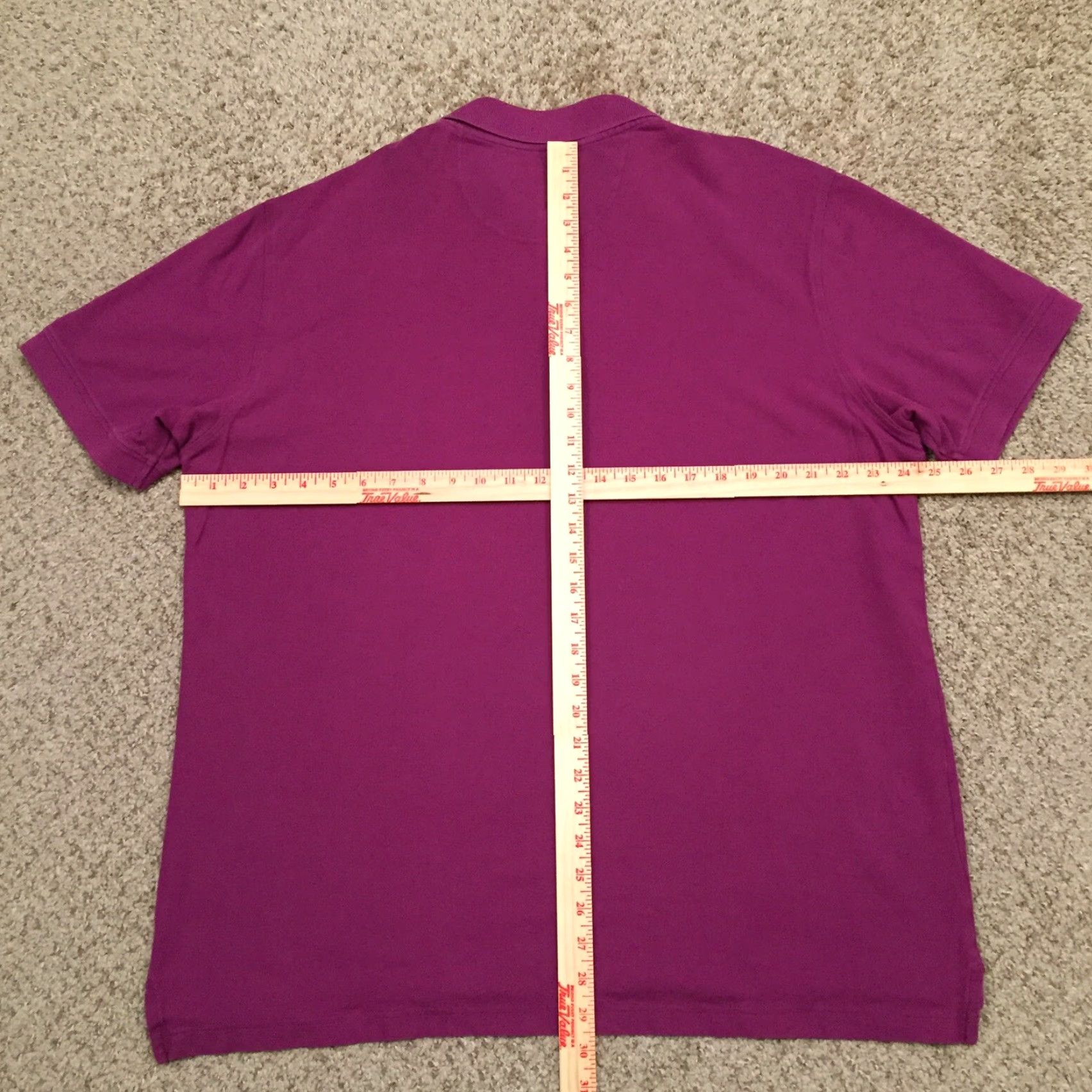 Izod VINTAGE Izod Polo Shirt Mens XL Purple Short Sleeve Knit Size US XL / EU 56 / 4 - 6 Thumbnail