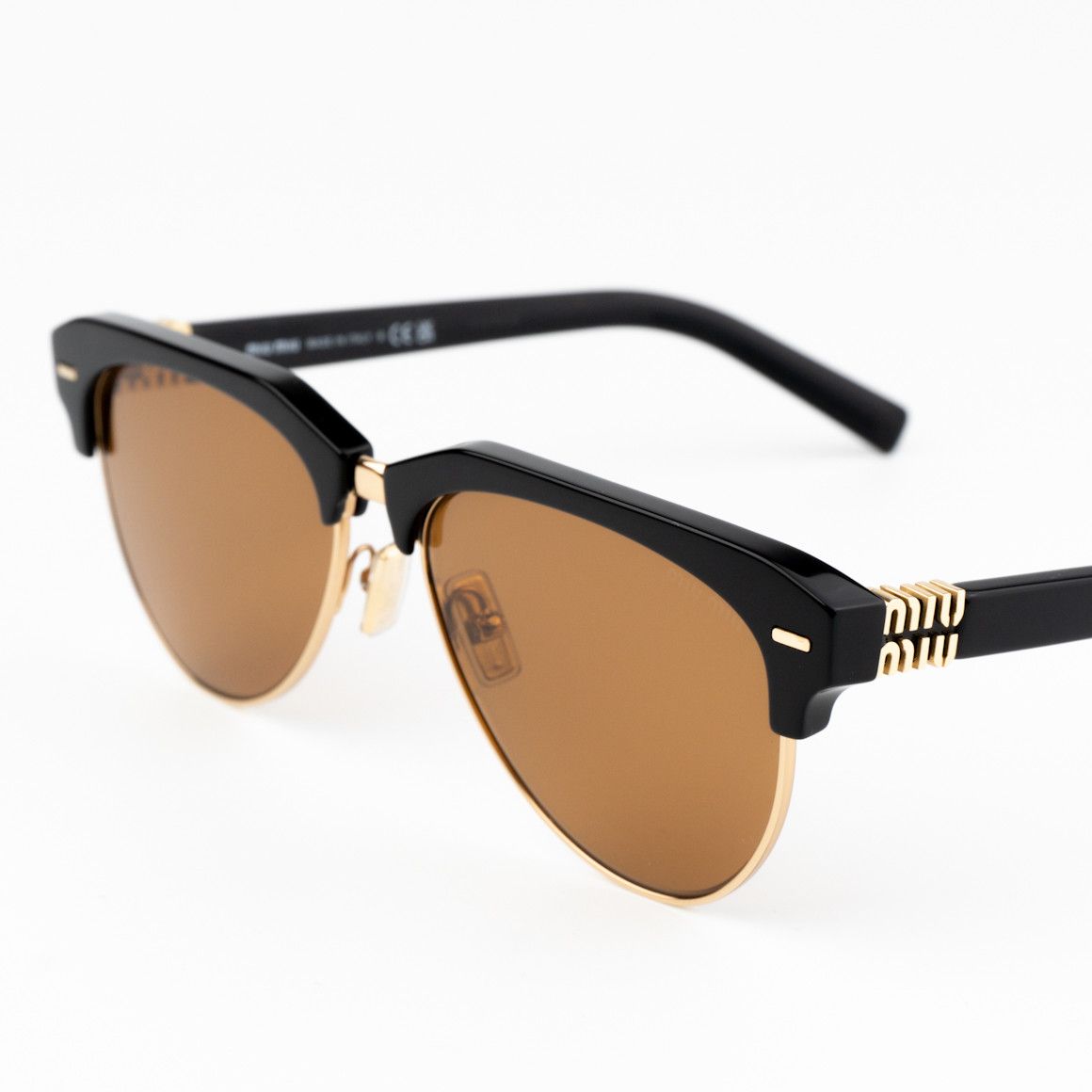 Miu Miu NEW Miu Miu MU09ZS 1AB2Z1 RUNWAY Unisex Sunglasses Size ONE SIZE - 6 Thumbnail