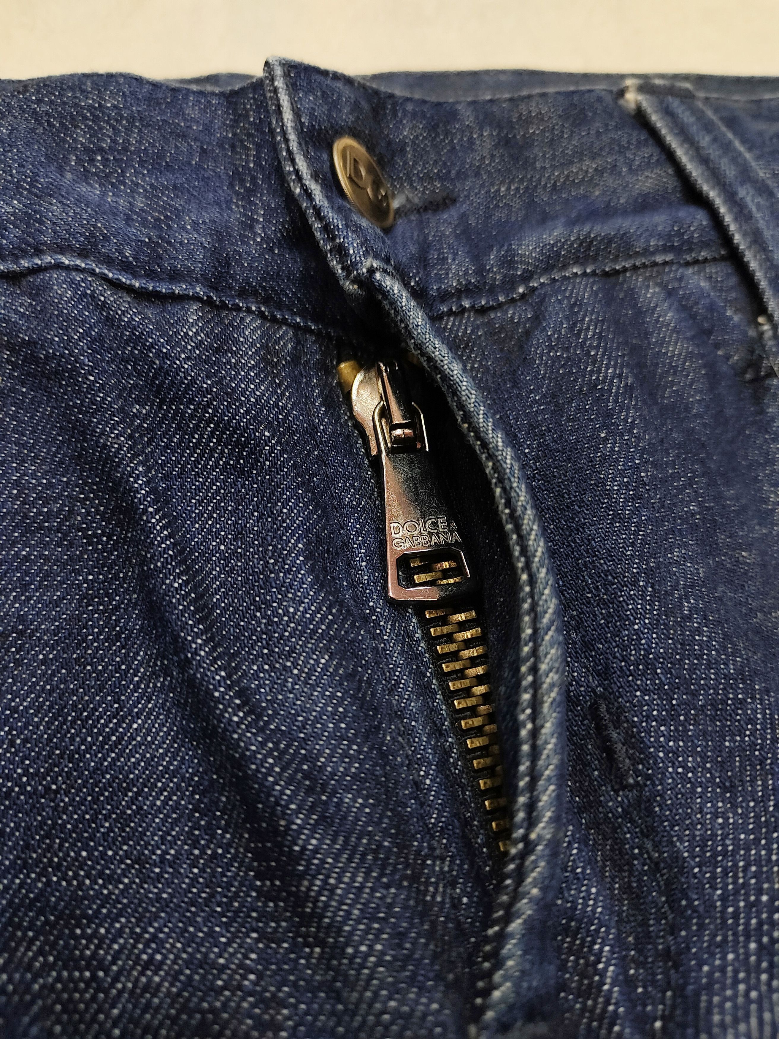 Dolce & Gabbana DOLCE & GABBANA- Exclusive Design 14 Classic Hard Slim Jeans Size US 31 - 4 Thumbnail