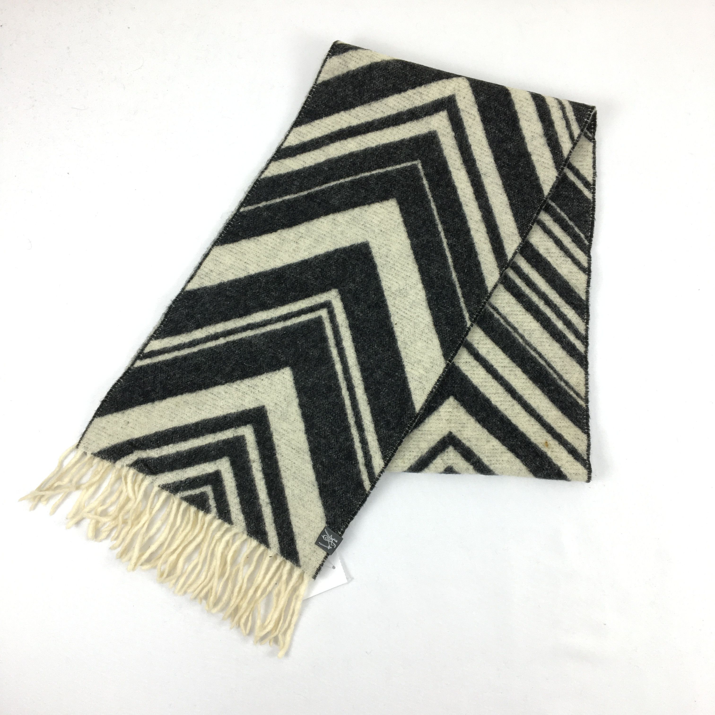 Japanese Brand Vintage PPFM Wool Scarf Muffler Peyton Place for Men Scarves Size ONE SIZE - 3 Thumbnail