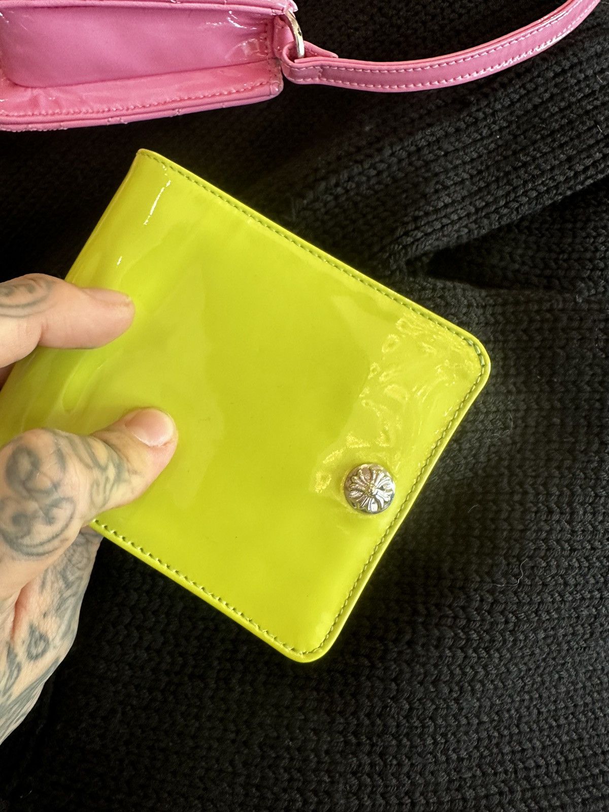 Chrome Hearts CHROME HEARTS 1/1 LIME GREEN CHEETAH LEOPARD CROSS WALLET Size ONE SIZE - 9 Thumbnail