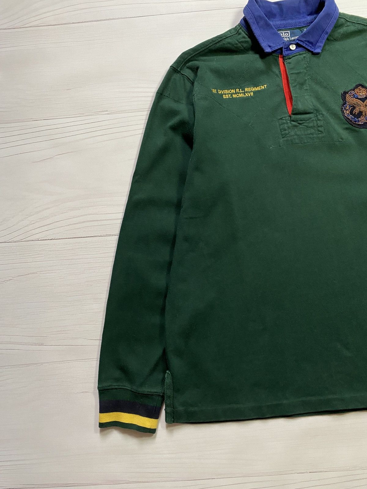 Polo Ralph Lauren Vintage Polo Ralph Lauren rugby longsleeve t shirt Size US L / EU 52-54 / 3 - 8 Thumbnail