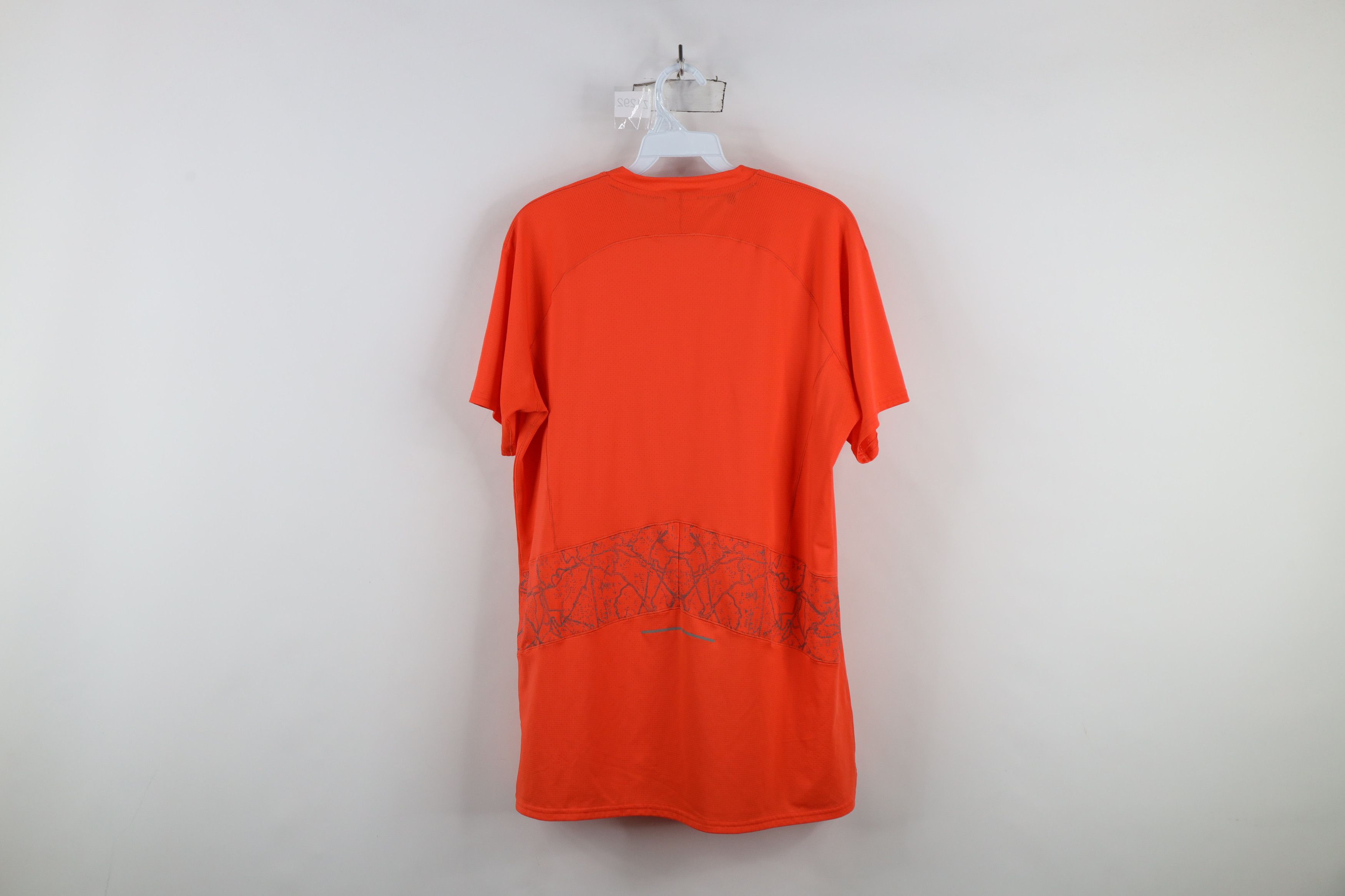 Gymshark × Vintage Gymshark Vented Knit Speed Running Gym T-Shirt Orange Size US M / EU 48-50 / 2 - 9 Thumbnail