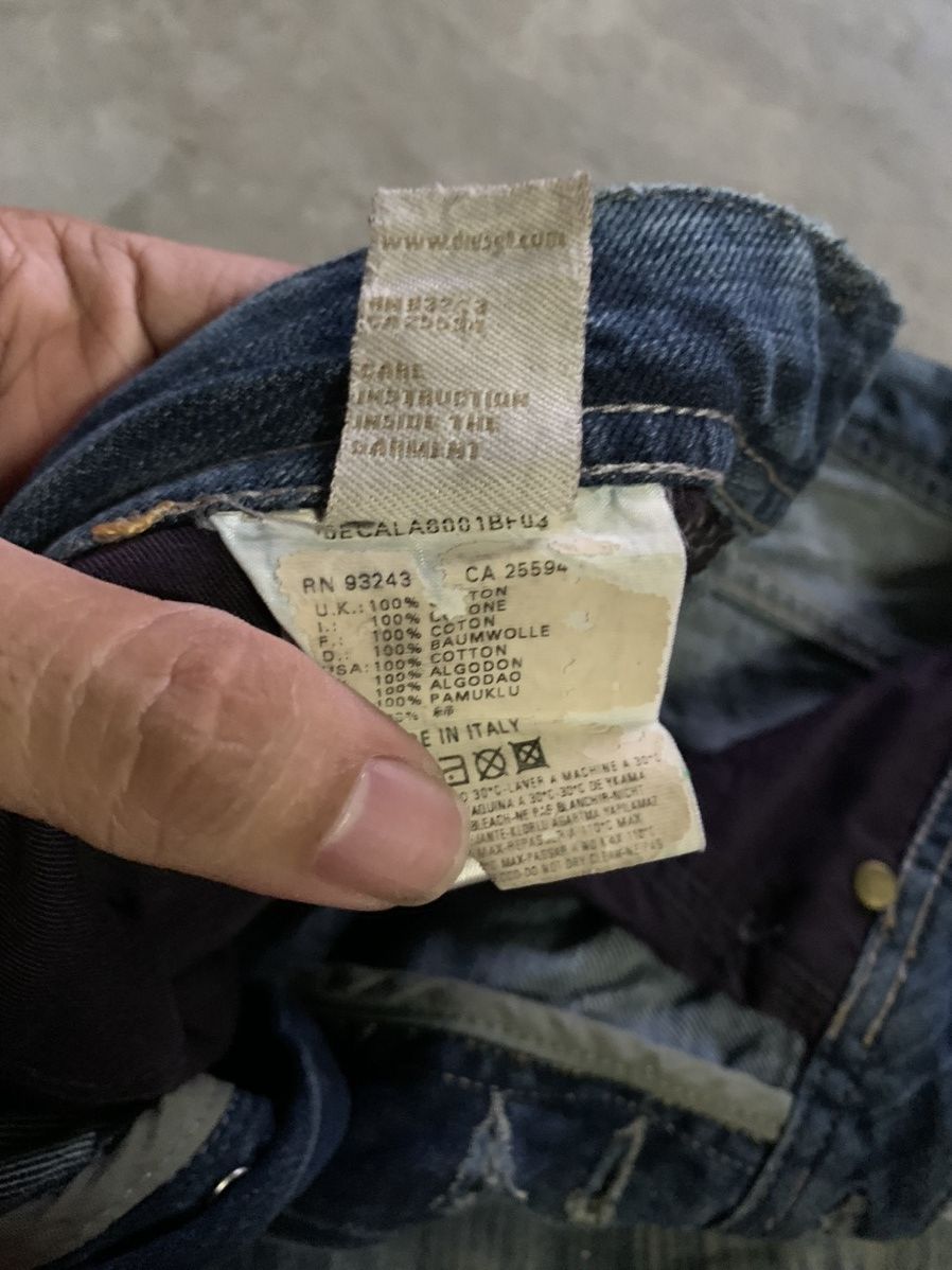 Designer × Diesel vintage diesel flare distressed rusty fade washed Size US 32 / EU 48 - 8 Thumbnail