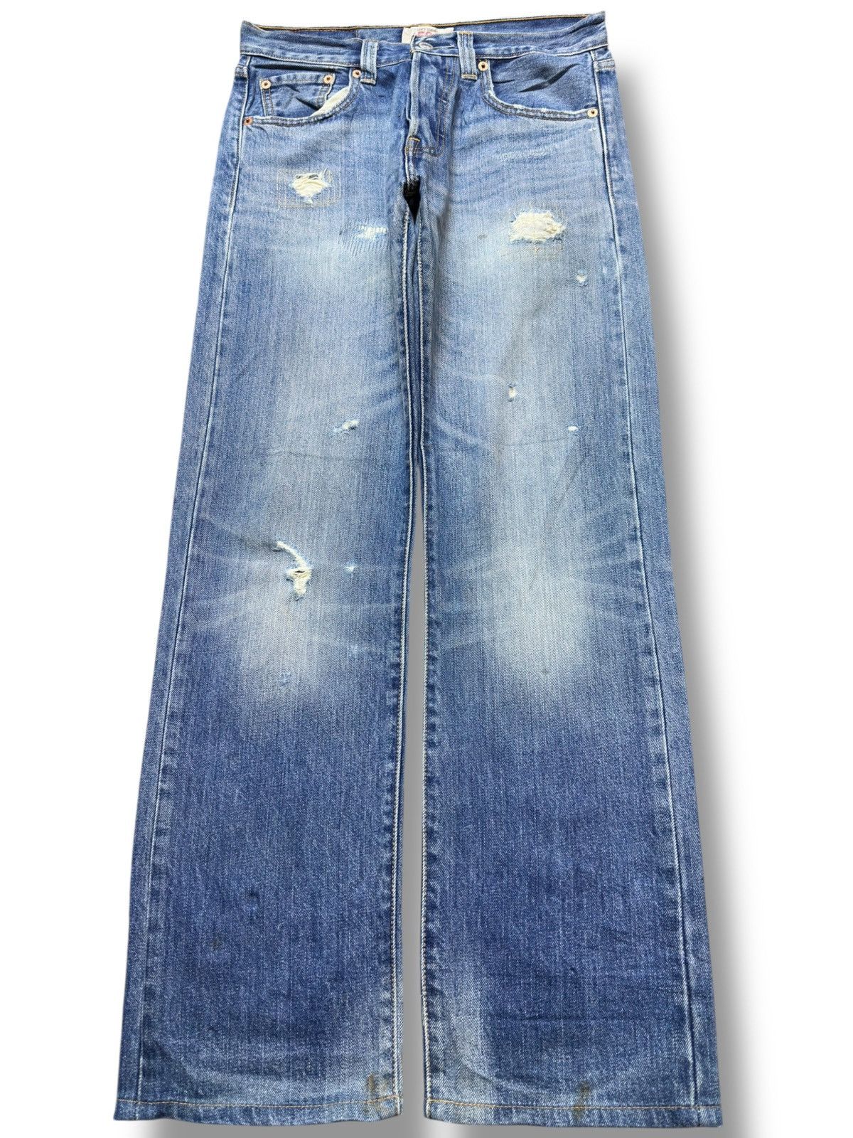 Levi's Vintage Levi’s 501 Faded Ripped Distressed Denim Size US 28 / EU 44 - 1 Thumbnail