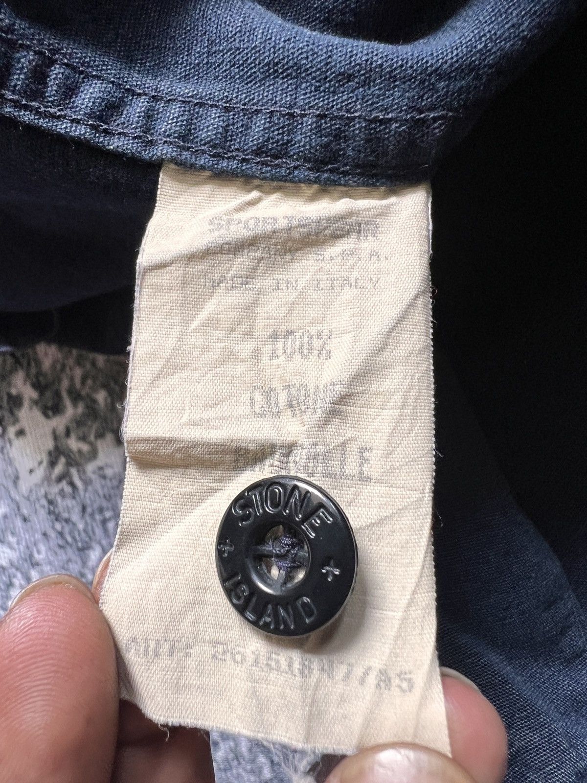 Massimo Osti × Stone Island × Vintage Vtg Stone Island Button Up Light Jacket Size US M / EU 48-50 / 2 - 15 Thumbnail