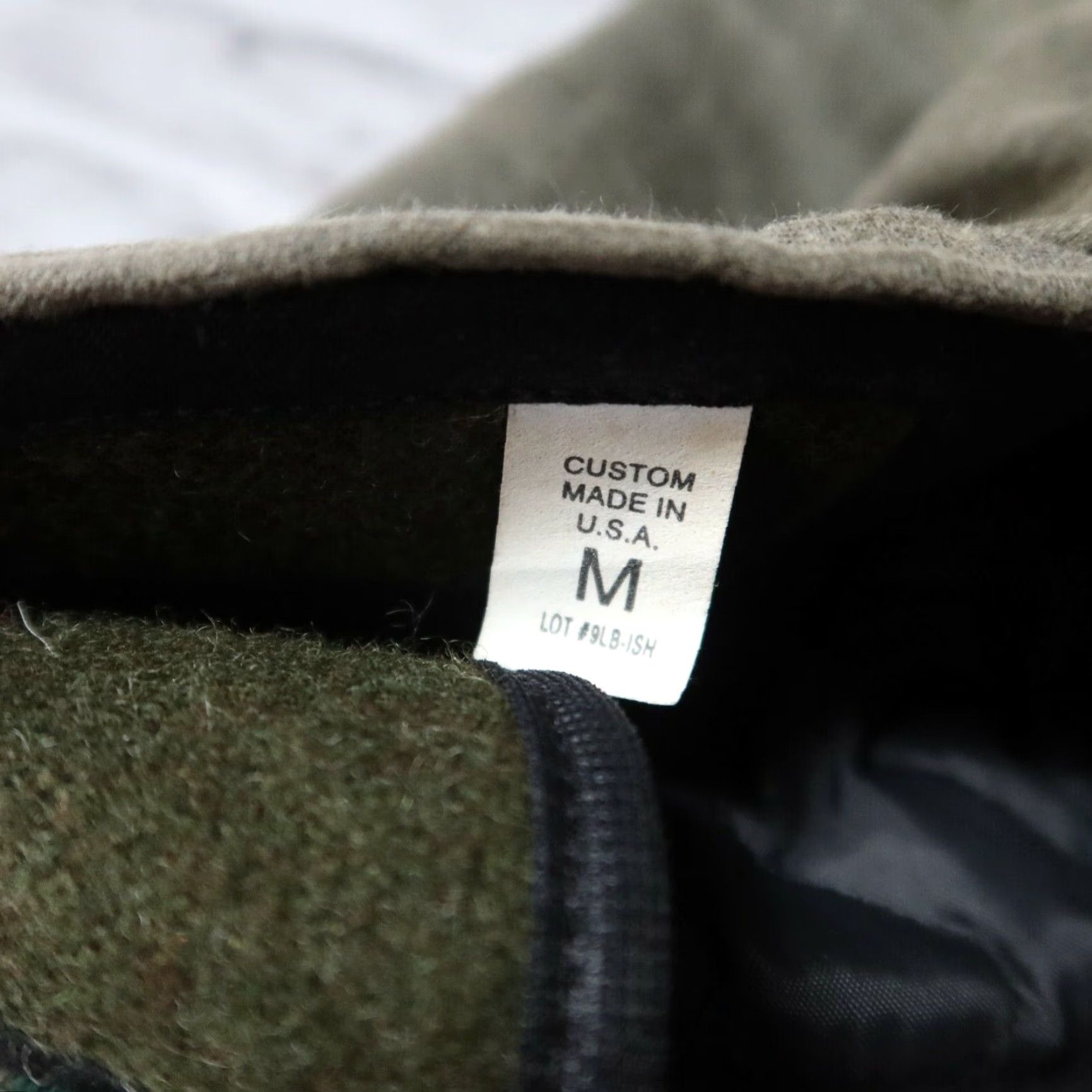 Filson VINTAGE Filson Tin Cloth Long Bill Hat Mens Cap Green M Hat 90s Size ONE SIZE - 4 Thumbnail