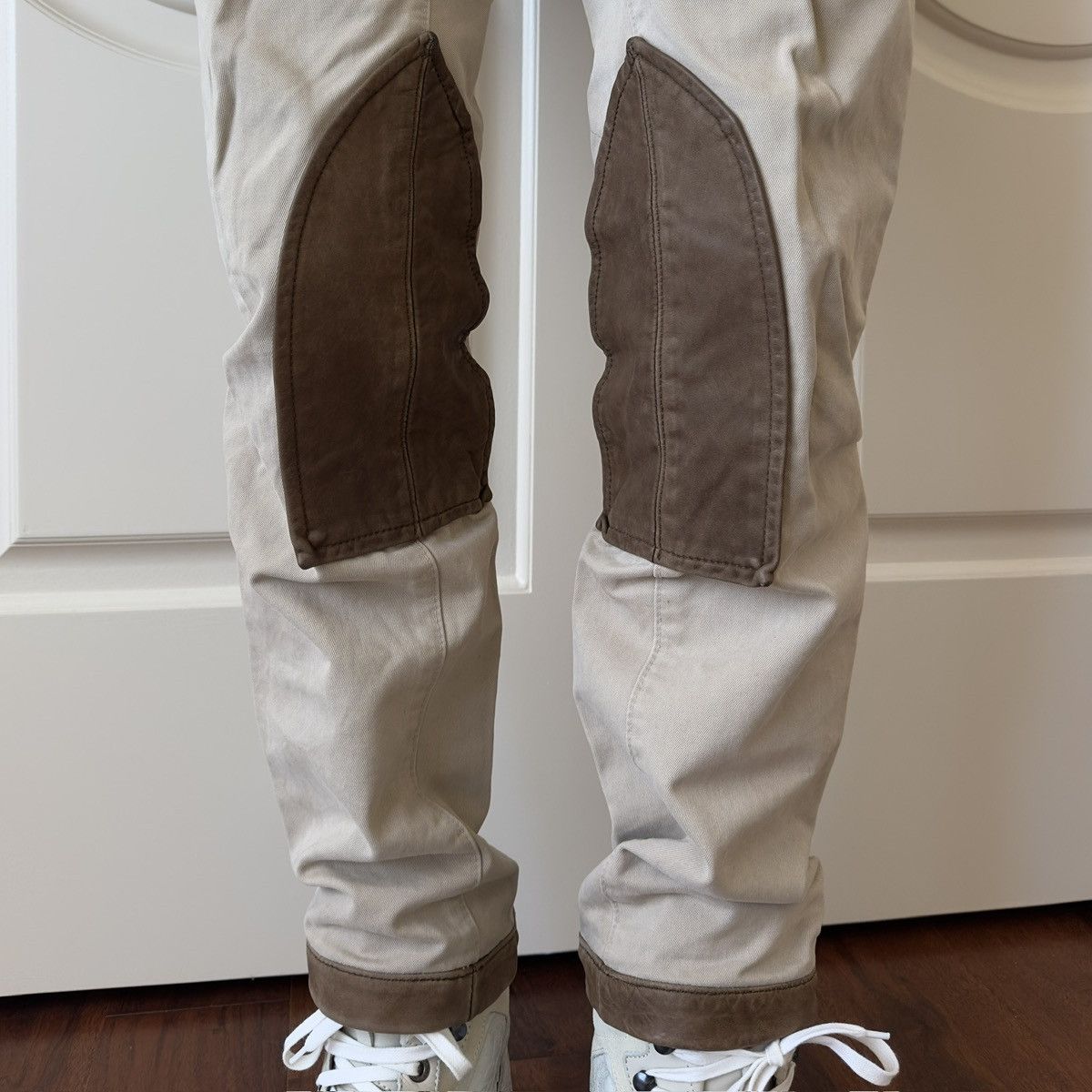 Dsquared2 Dsquared2 F/W 2004 Leather Patch Buckle Back Pants Size US 30 / EU 46 - 3 Thumbnail