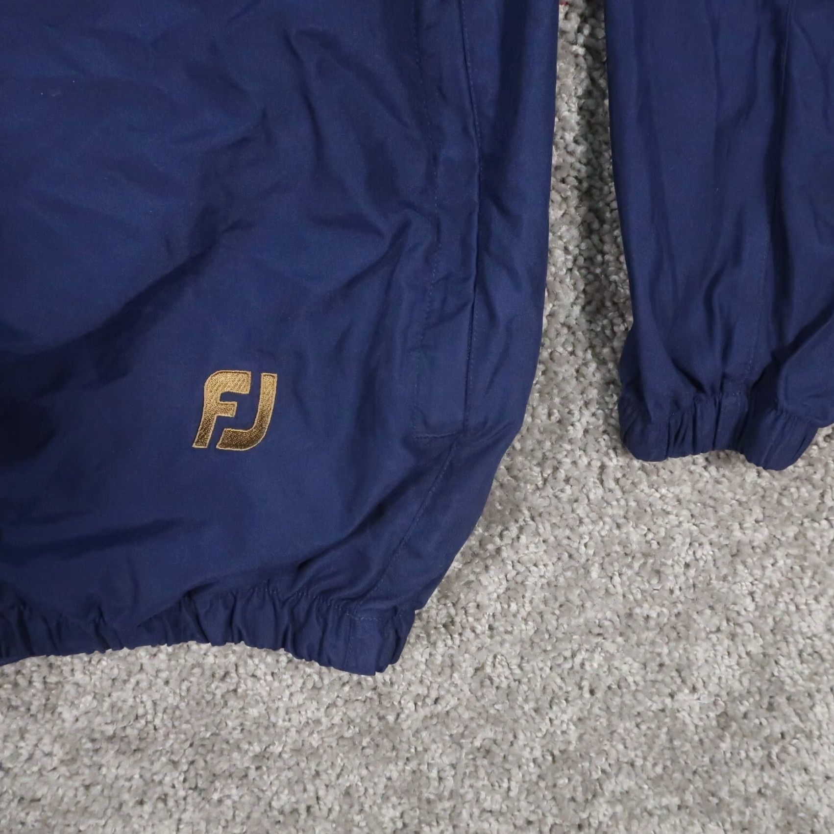 Footjoy VINTAGE? No. Footjoy FJ Windbreaker Mens XL Navy Long Sleeve Pullover Embroidered Logo Jacket? Size US XL / EU 56 / 4 - 6 Thumbnail