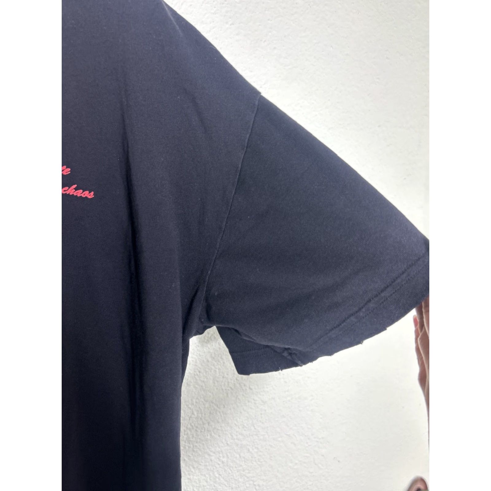 Vintage Civil Regime T-Shirt Mens Size M Black Crew Neck Short Sleeves Eternal Flames Rebel Shirt Size US M / EU 48-50 / 2 - 7 Thumbnail