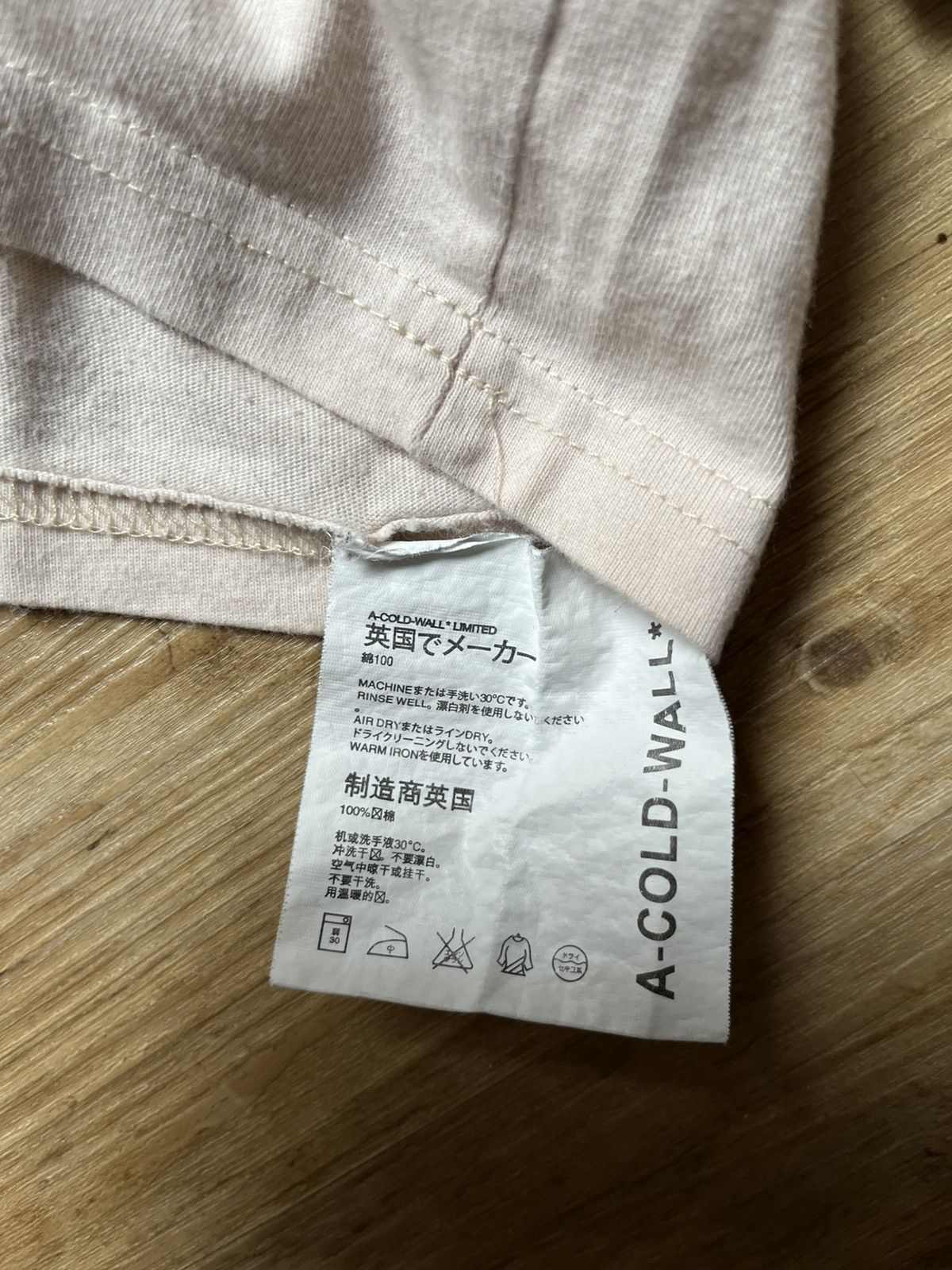 A-COLD-WALL* A-Cold-Wall* spring summer logo longsleeve Size US M / EU 48-50 / 2 - 5 Thumbnail