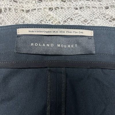 Roland Mouret Roland Mouret $638 Navy Mortimer Trousers Size US16 UK20 Str Size 38" / US 16 / IT 52 - 9 Thumbnail
