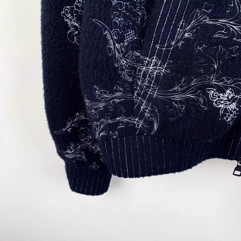 Louis Vuitton Louis Vuitton Navy floral embroidered cotton hooded drawst Size US S / EU 44-46 / 1 - 4 Thumbnail