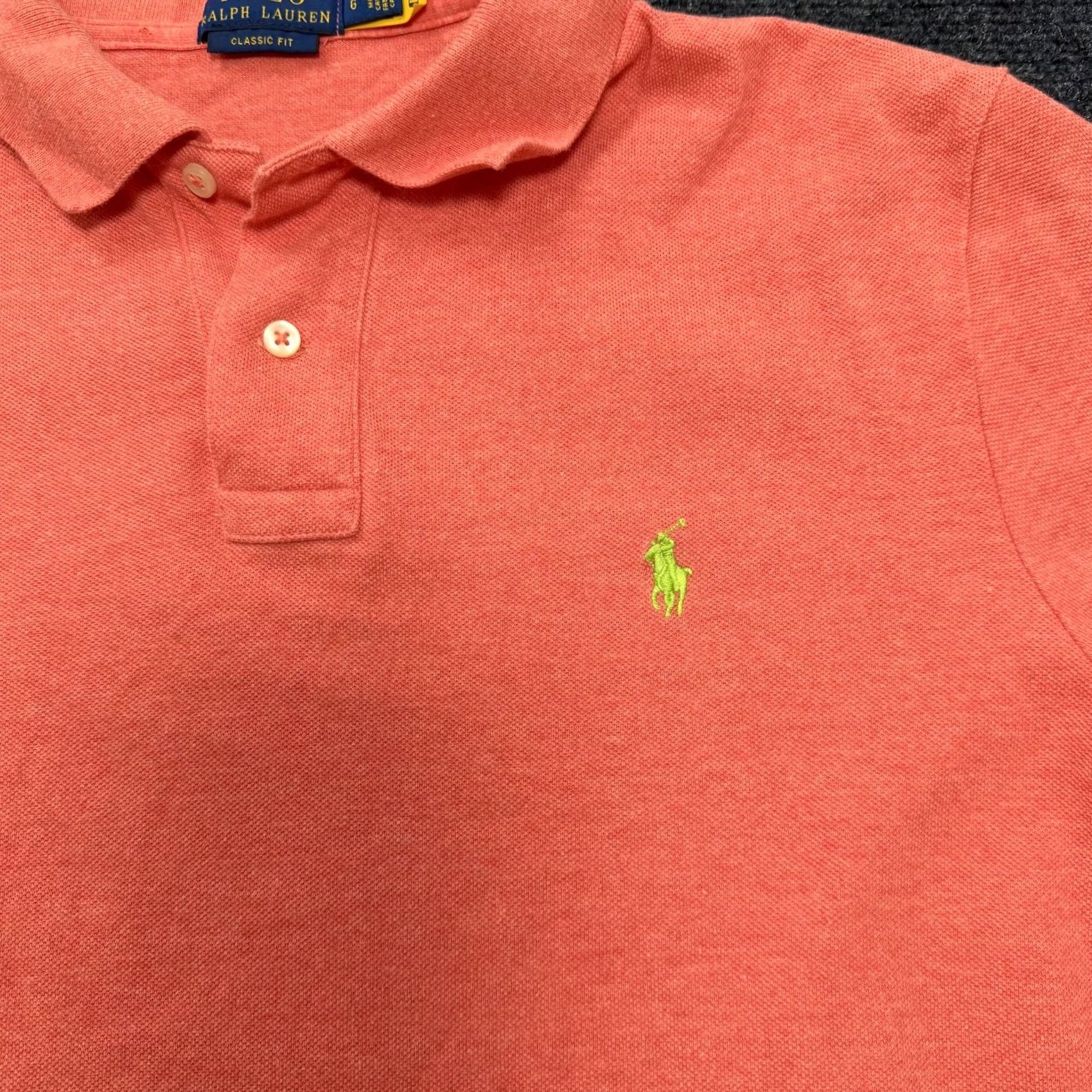 Polo Ralph Lauren Polo Ralph Lauren Polo Shirt Mens Large Pink Classic Fit Pony Logo Casual Size US L / EU 52-54 / 3 - 2 Thumbnail