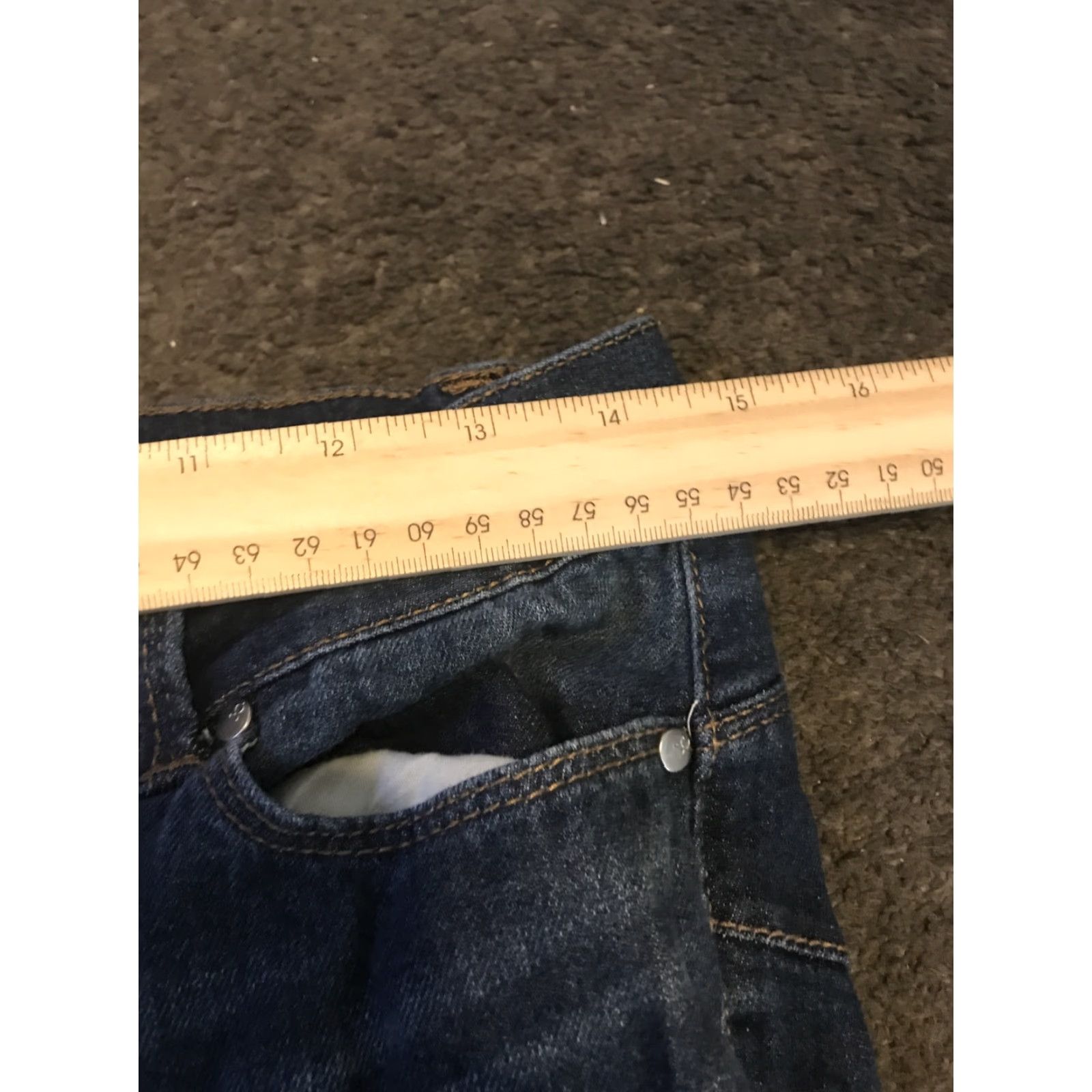 Juicy Couture Juicy Couture Distressed Glitter Skinny Blue Jeans Women’s 4 Size 27" / US 4 / IT 40 - 4 Thumbnail